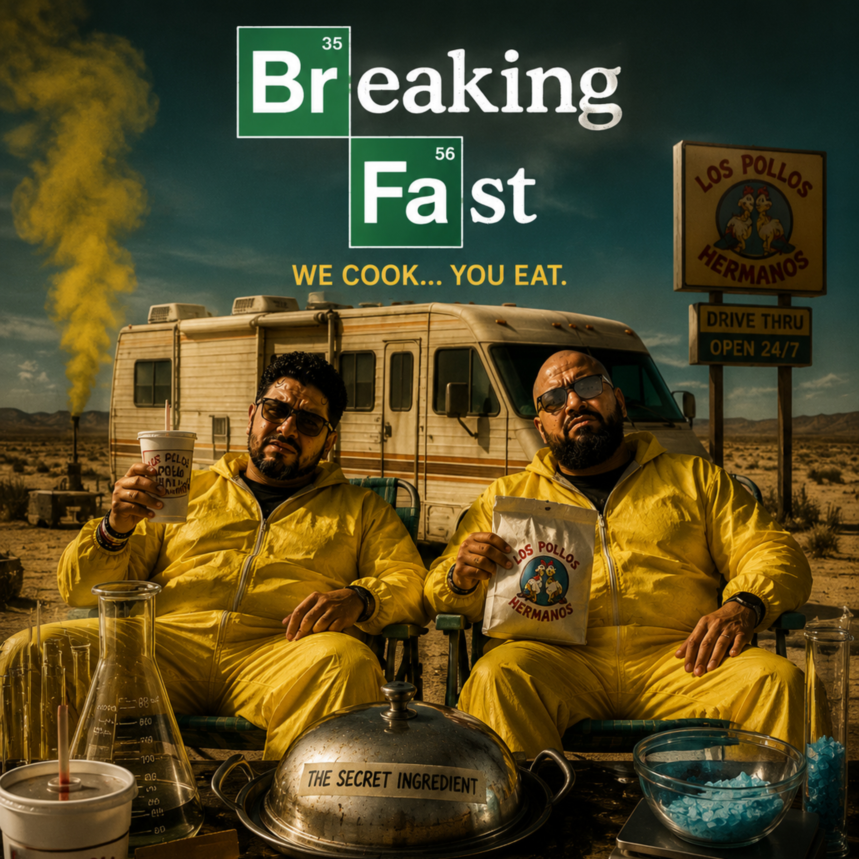 “BREAKING FAST” episode artwork