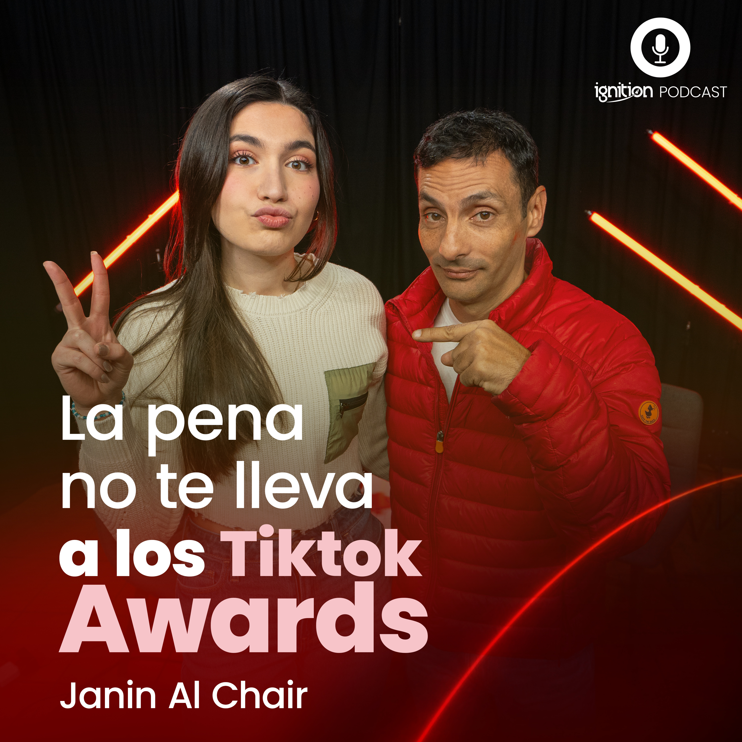 Ep. #12 | La pena no te lleva a los TikTok awards. Ft. Janin Al Chair episode artwork