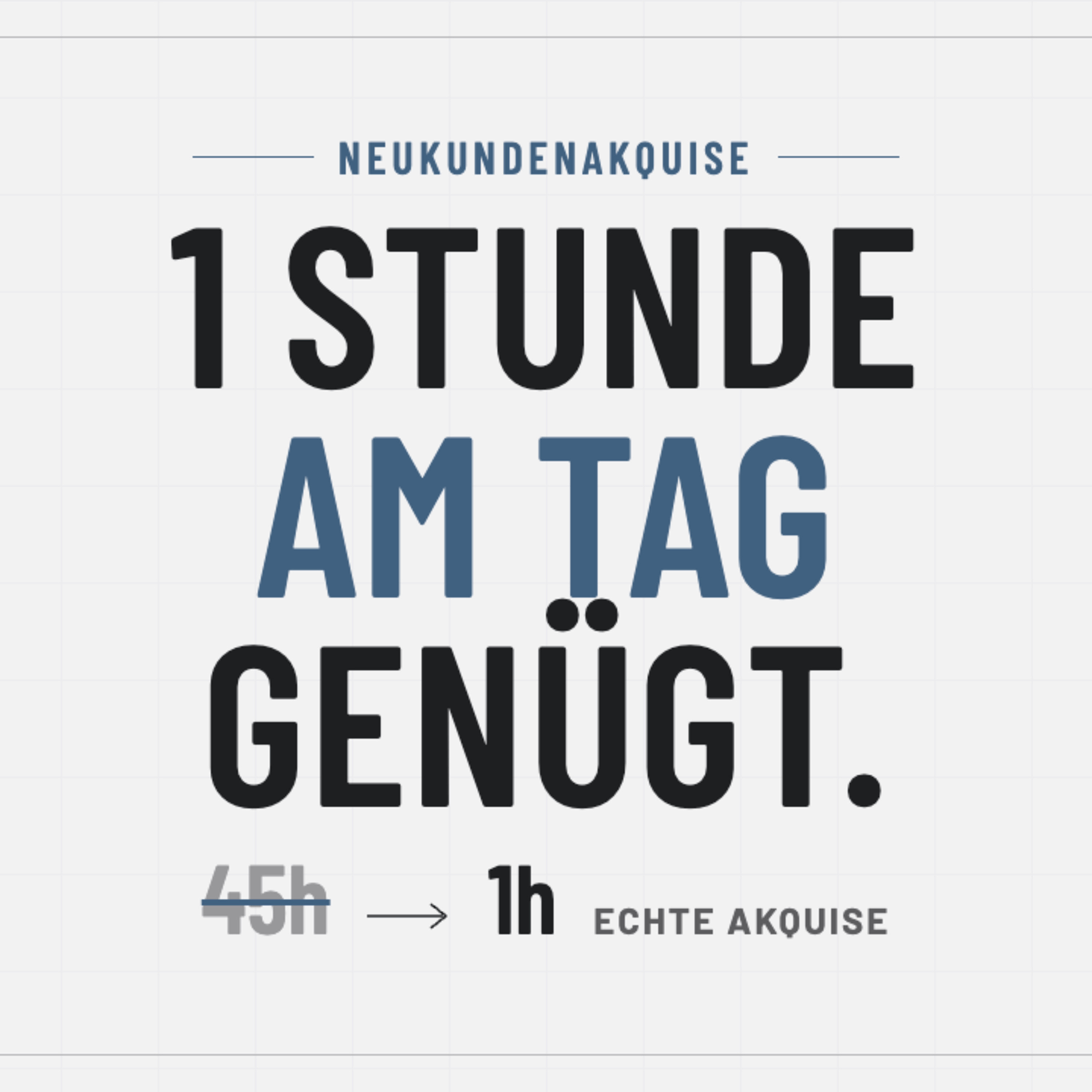 Neukundenakquise mit System: Warum eine Stunde am Tag genügt (Golden Hour) episode artwork