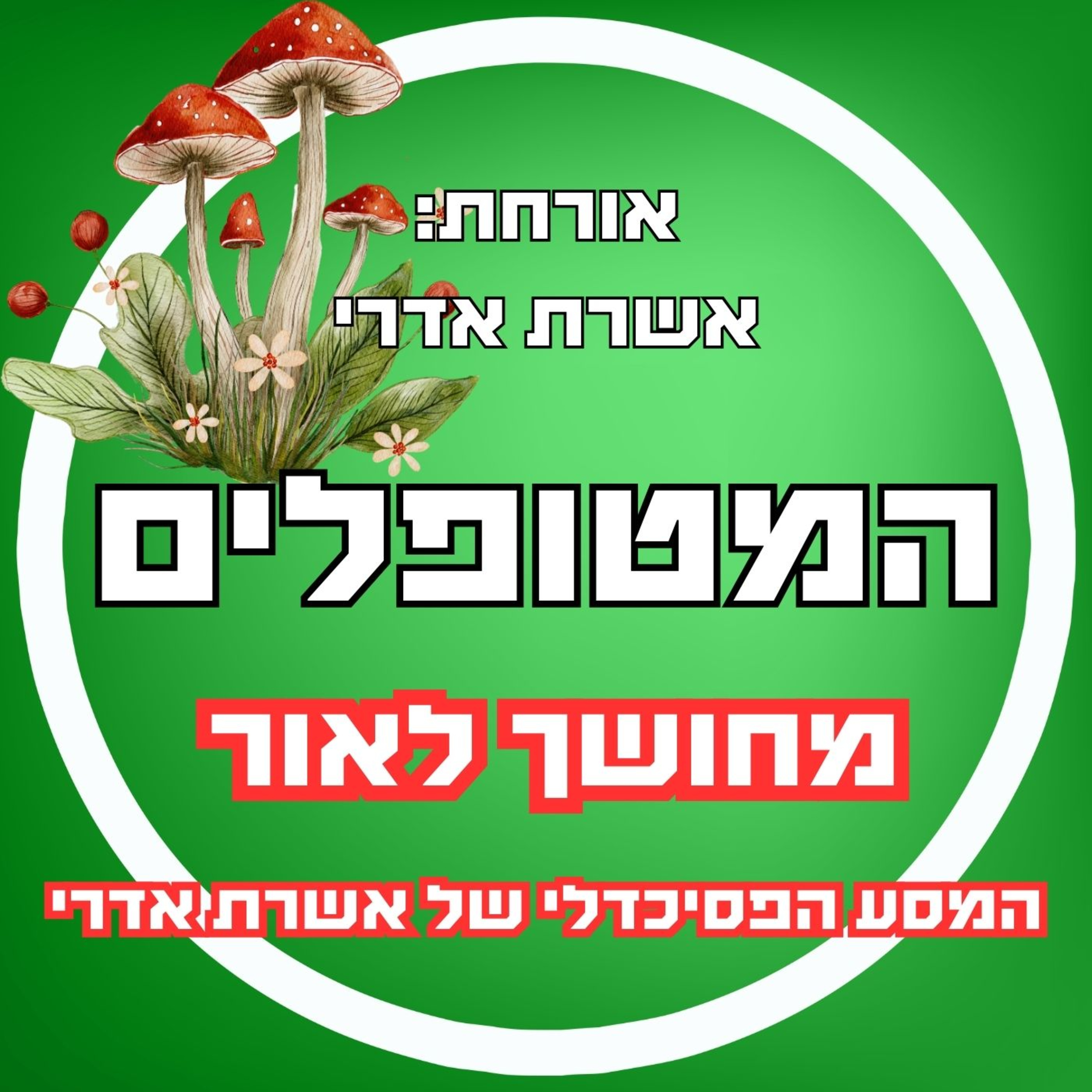 פרק40 - מחושך לאור - המסע הפסיכדלי של אשרת אדרי episode artwork
