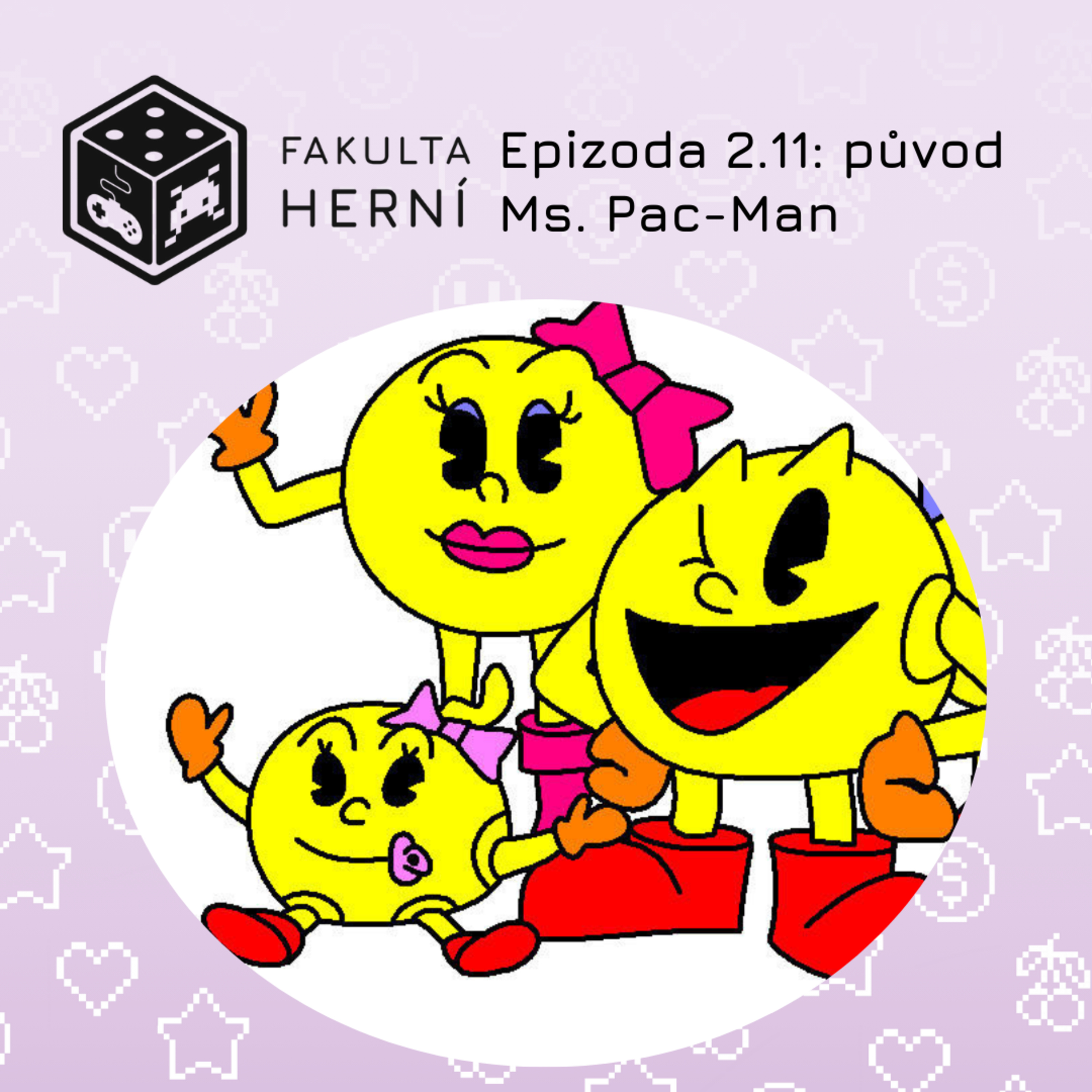 původ Ms. Pac-Man episode artwork