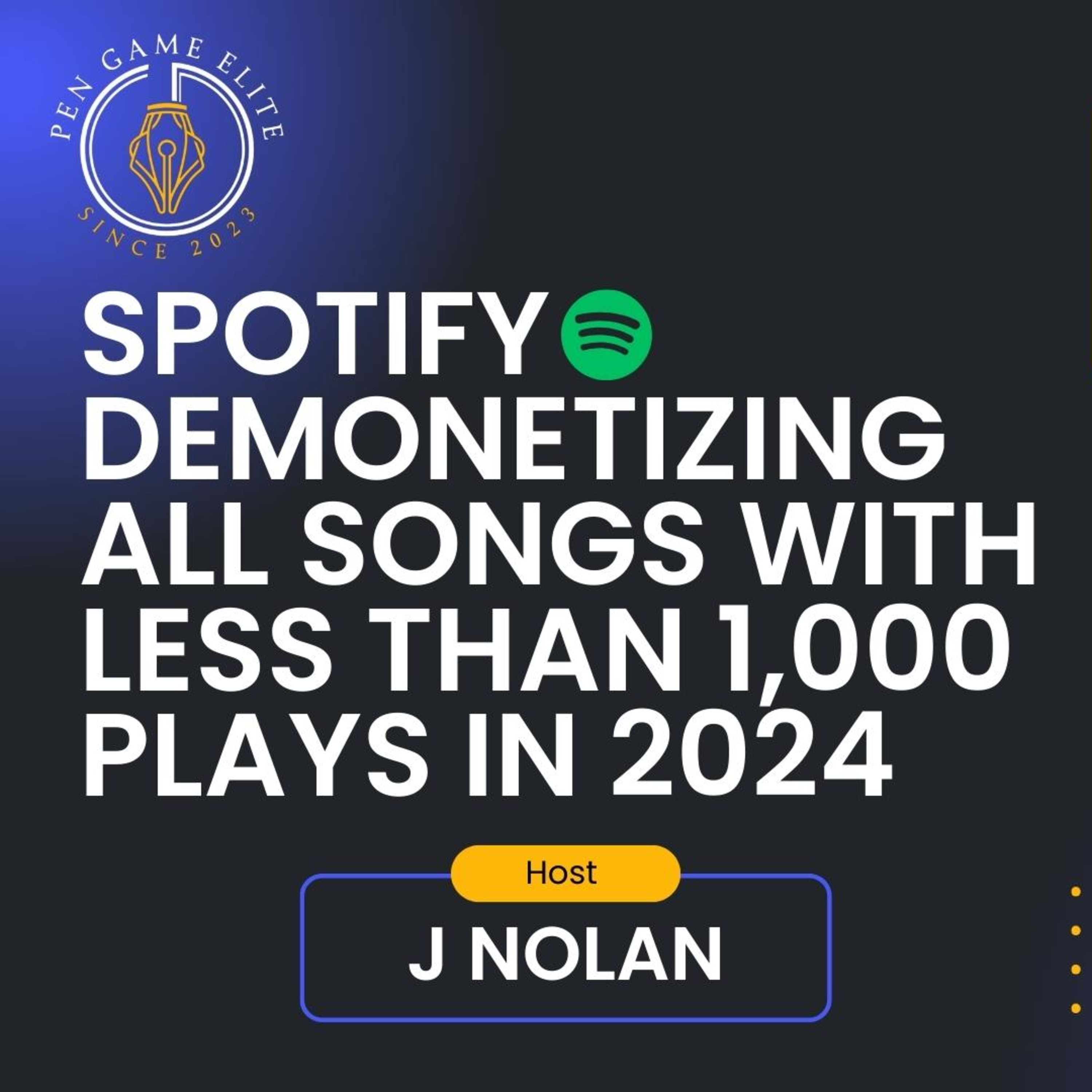 Spotify Demonetizing Songs Under 1,000 Plays episode artwork