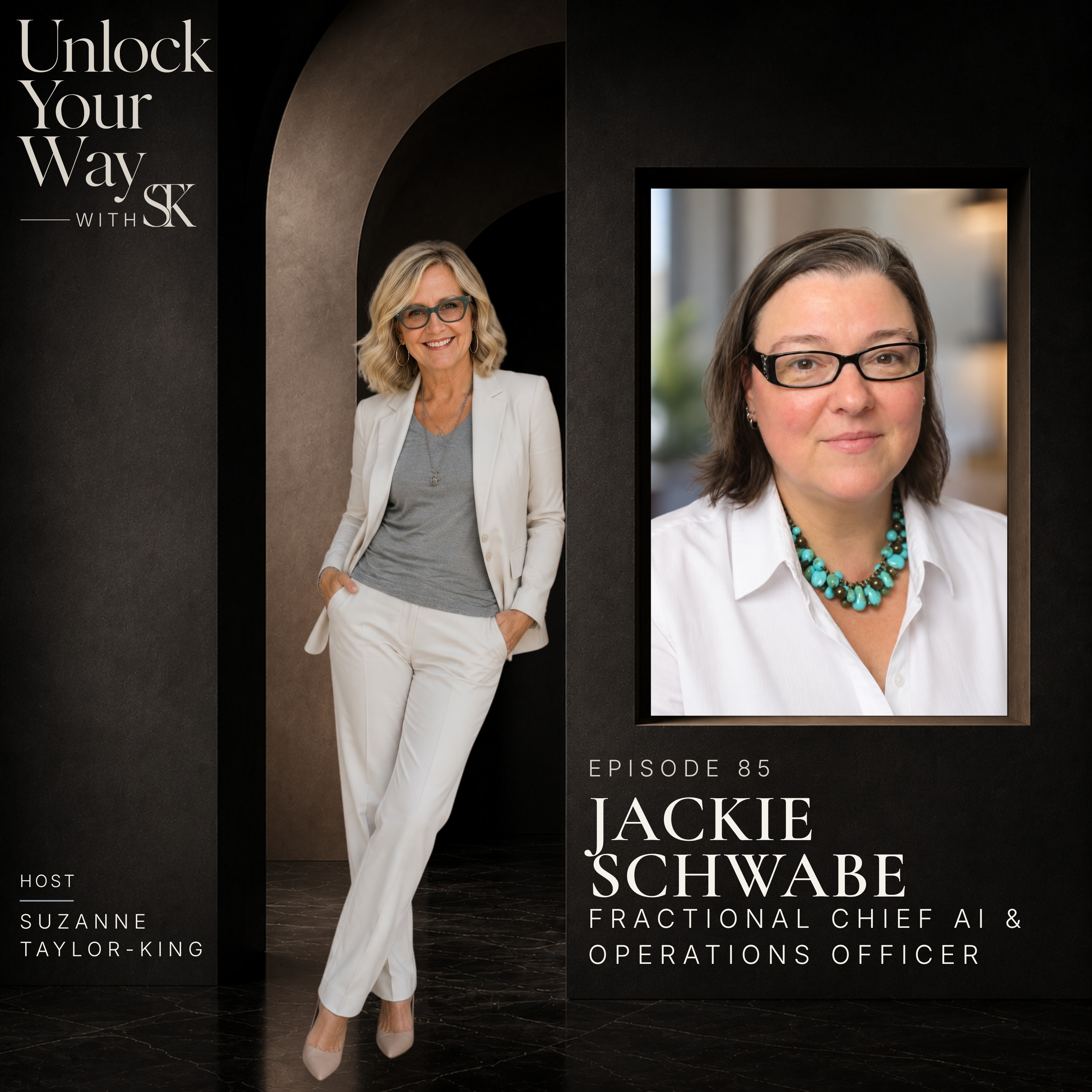 Ep85 Jackie Schwabe—How to Use AI to Finish What You Start and Book More Sales Calls Without Hiding Behind a Funnel