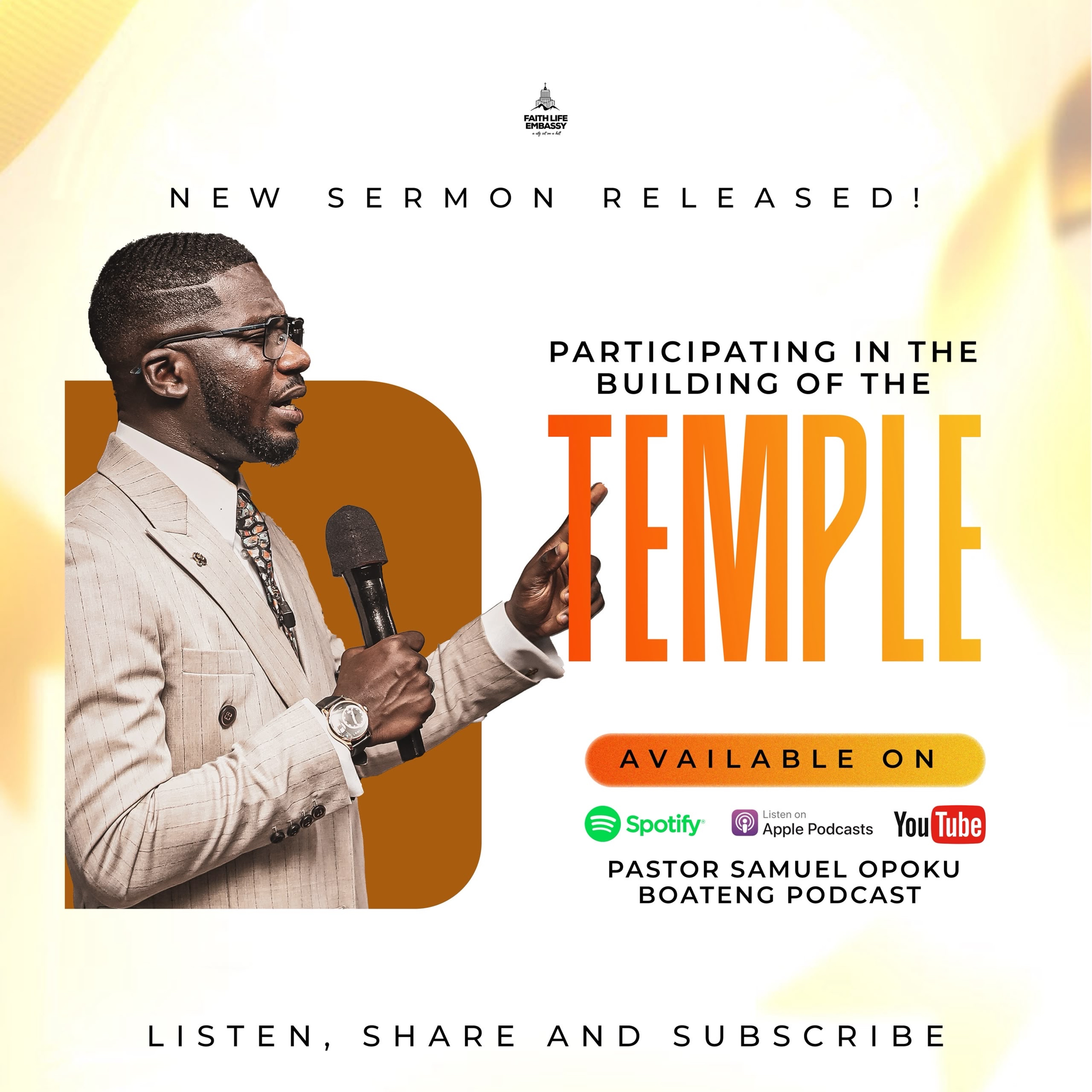 PARTICIPATING IN THE BUILDING OF THE TEMPLE By Pastor Samuel Opoku Boateng  episode artwork