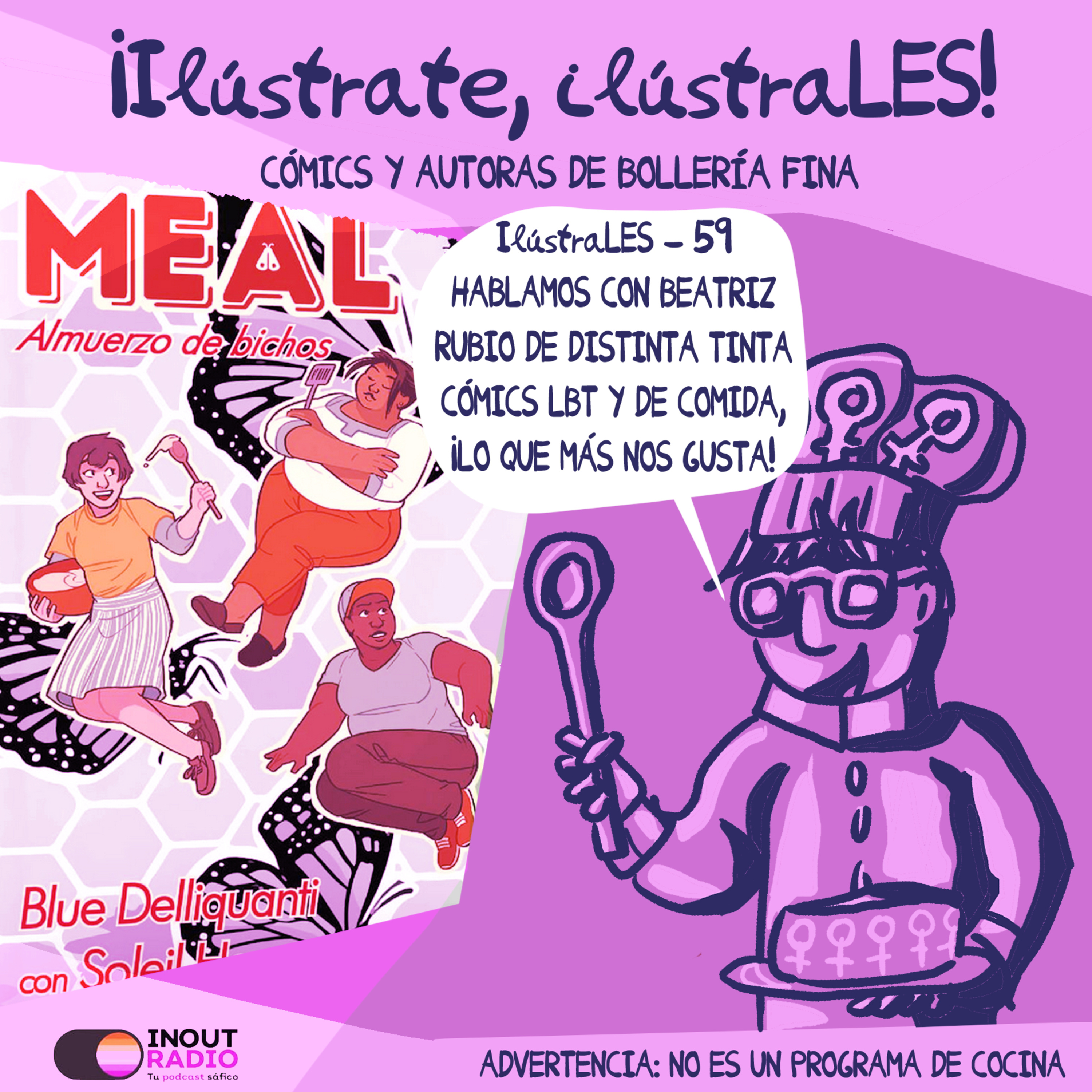 ¡Ilústrate, ilústraLES! Hablamos con Beatriz Rubio de Distinta Tinta, cómic LBT y de comida, ¡Lo que más nos gusta!