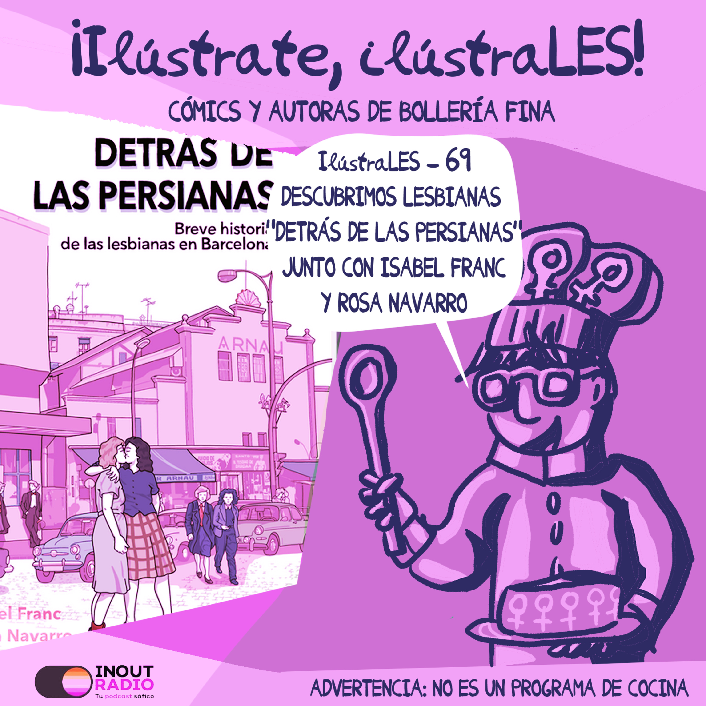 Descubrimos lesbianas "Detrás de las persianas" junto con Isabel Franc y Rosa Navarro