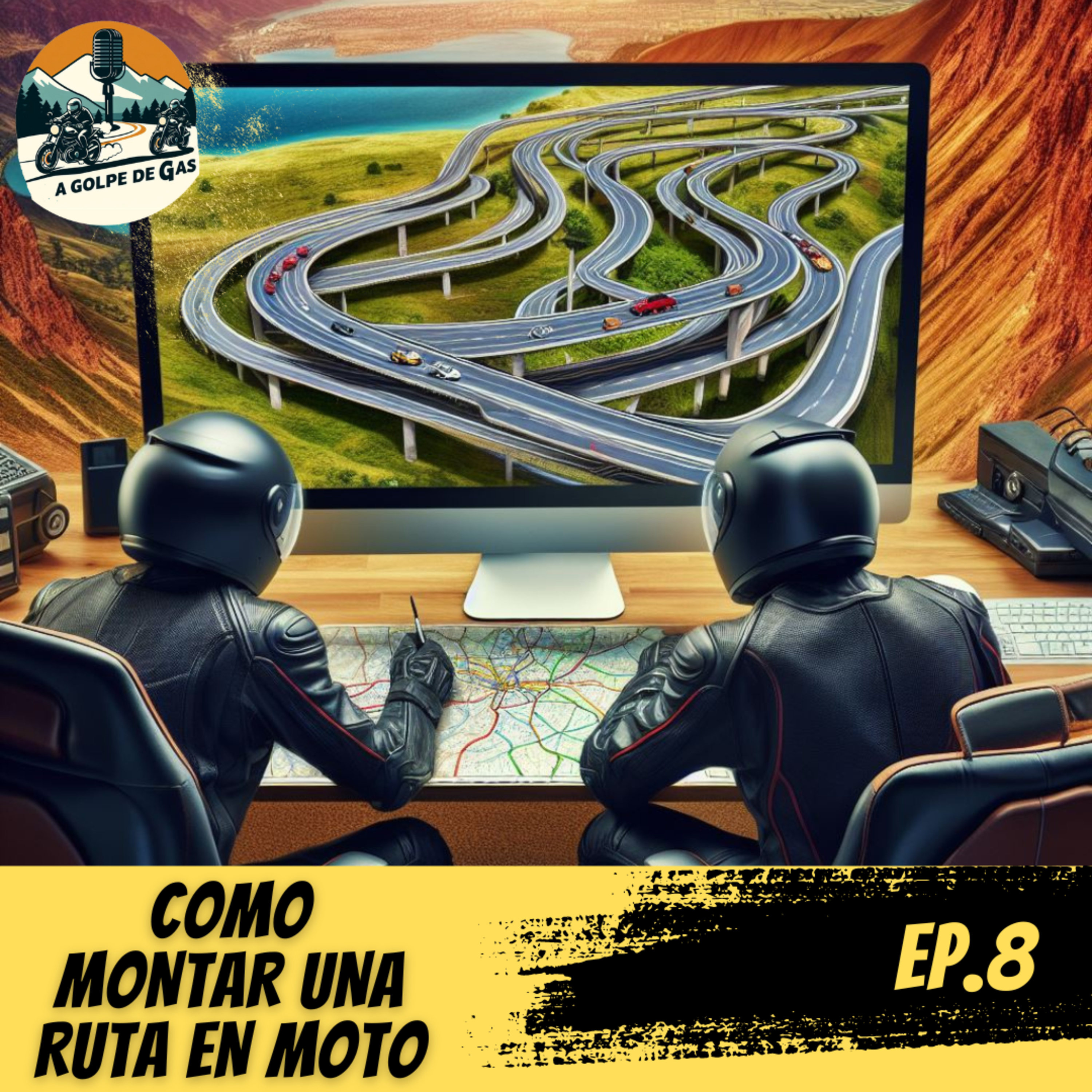 A Golpe de Gas #EP8 | COMO MONTAR UNA RUTA EN MOTO 🛣️ episode artwork