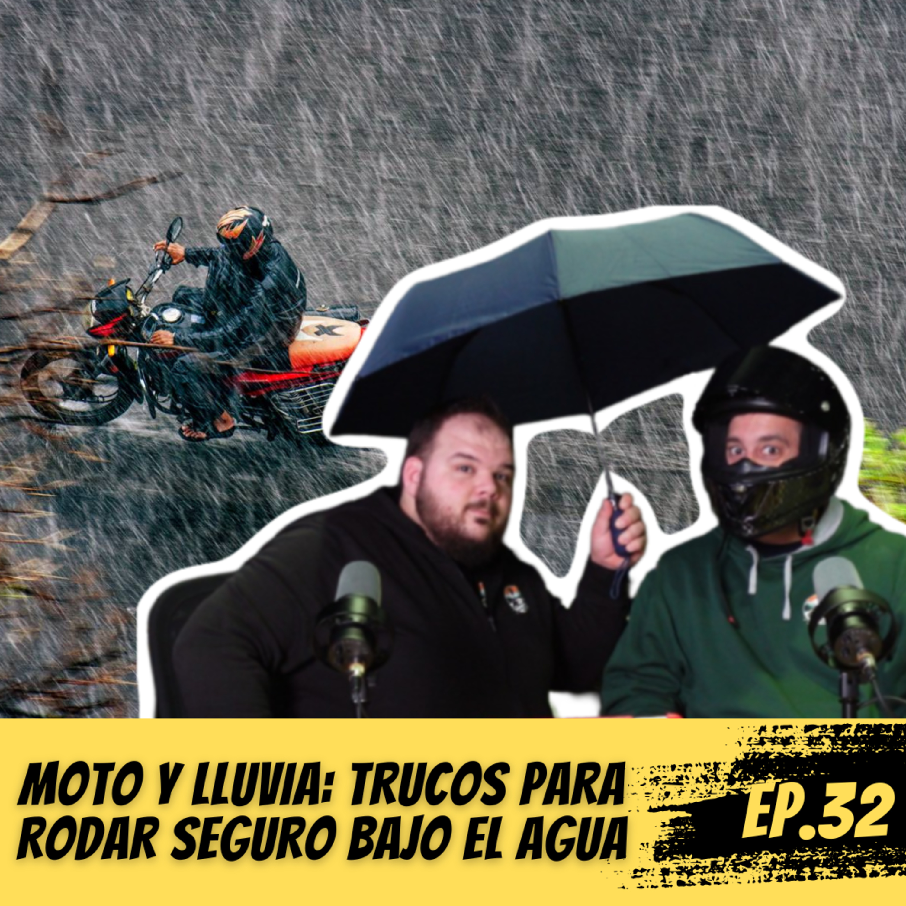 A Golpe de Gas #EP32 | Moto y lluvia: Trucos para rodar seguro bajo el agua episode artwork