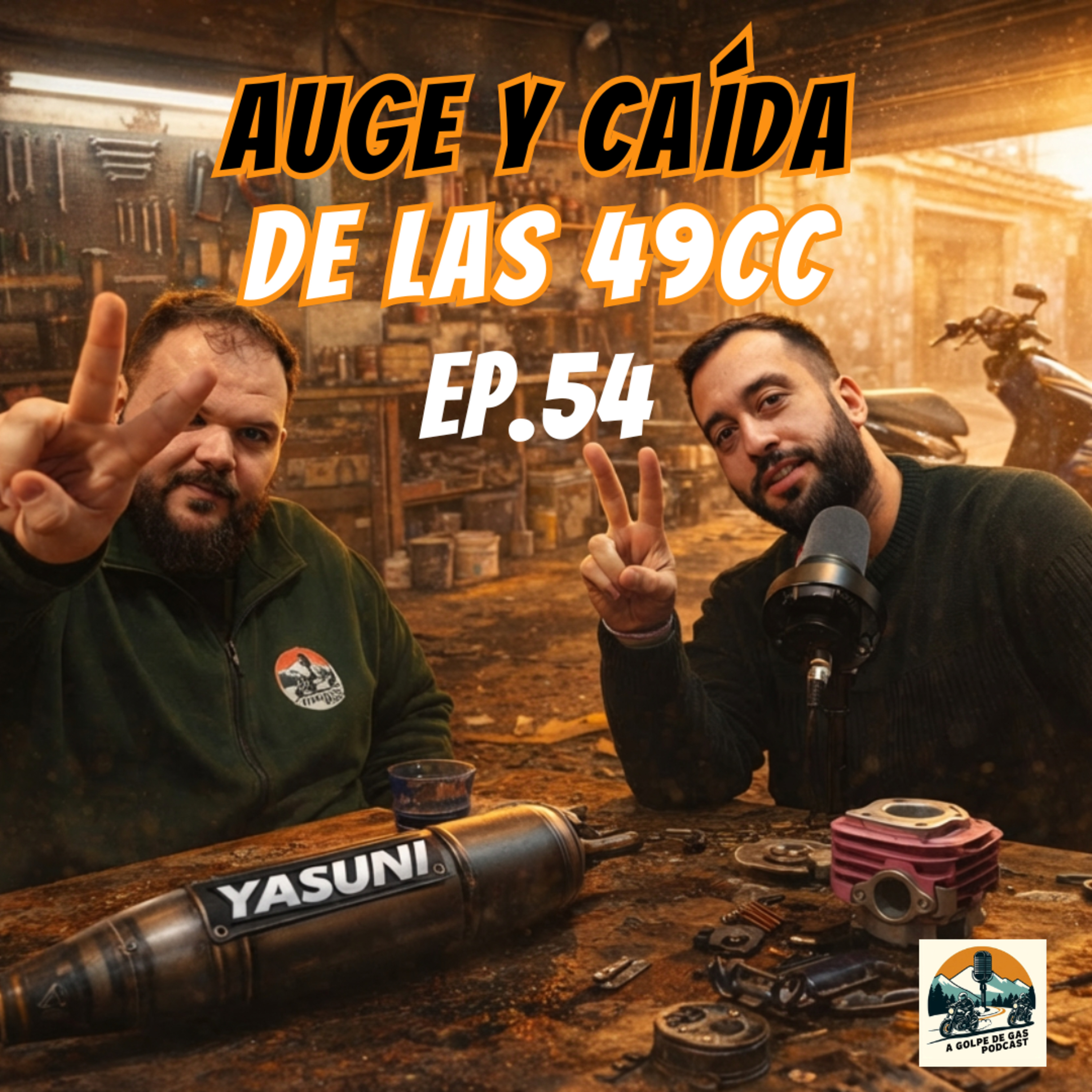 La Era Dorada de los 49cc: Libertad y olor a 2 tiempos | A Golpe de Gas #EP54 episode artwork