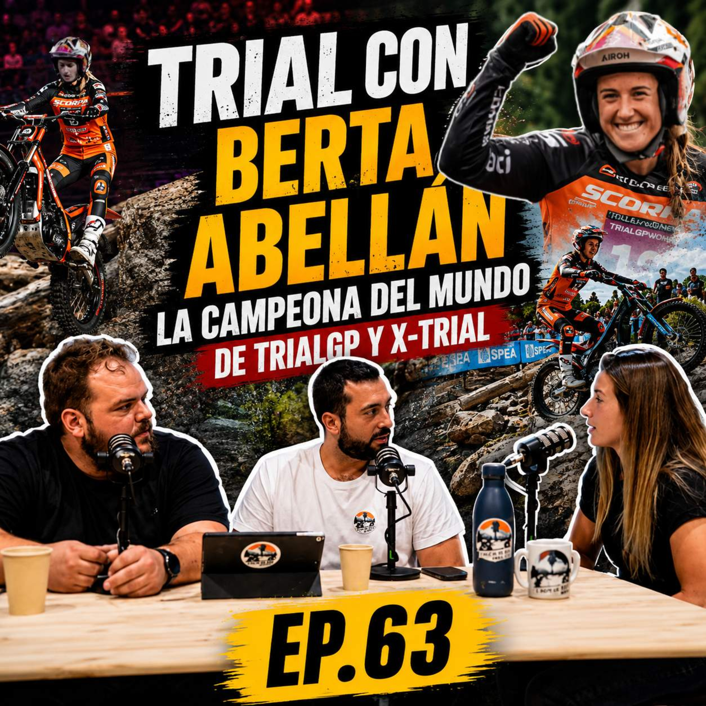 A Golpe de Gas #EP63 | Trial con Berta Abellán la Campeona del Mundo de TrialGP y X-Trial episode artwork