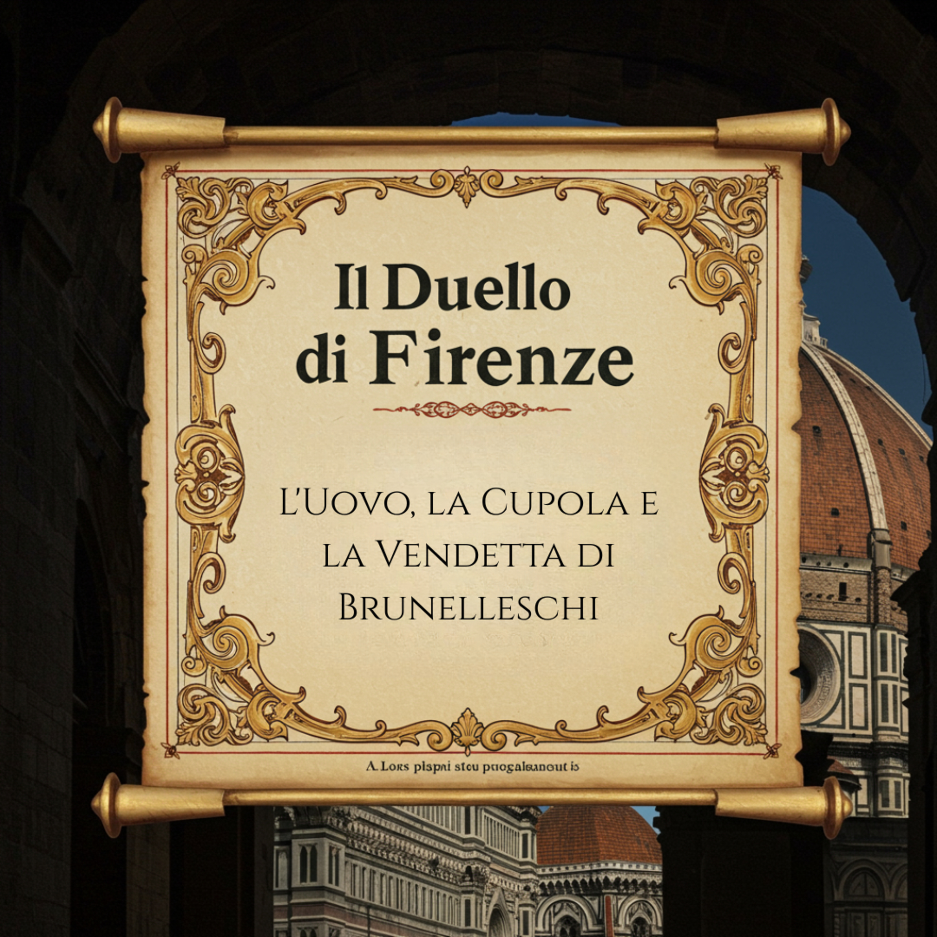 71 Il Duello di Firenze. L'Uovo, la Cupola e la Vendetta di Brunelleschi episode artwork