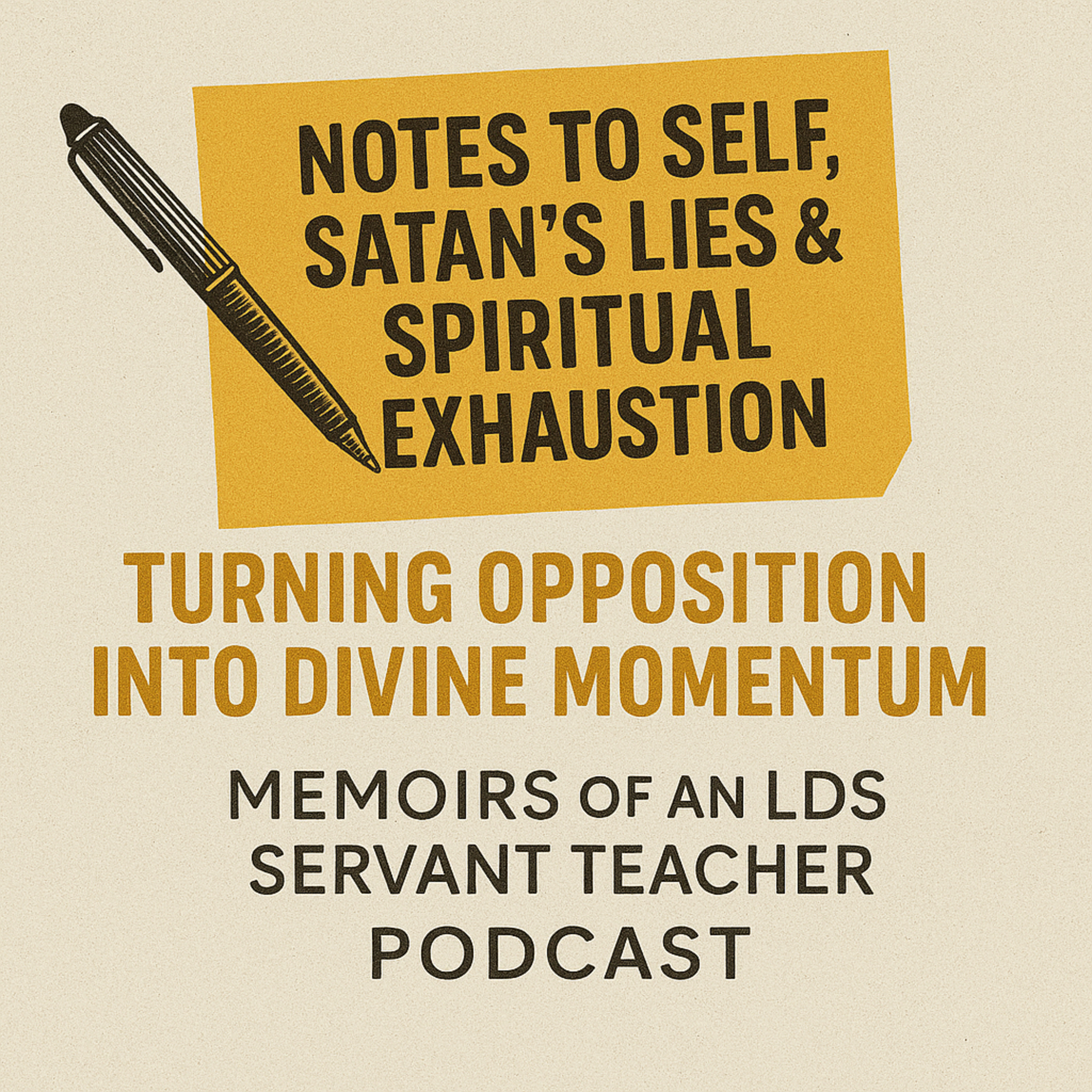 Notes to Self, Satan’s Lies & Spiritual Exhaustion: Turning Opposition Into Divine Momentum episode artwork