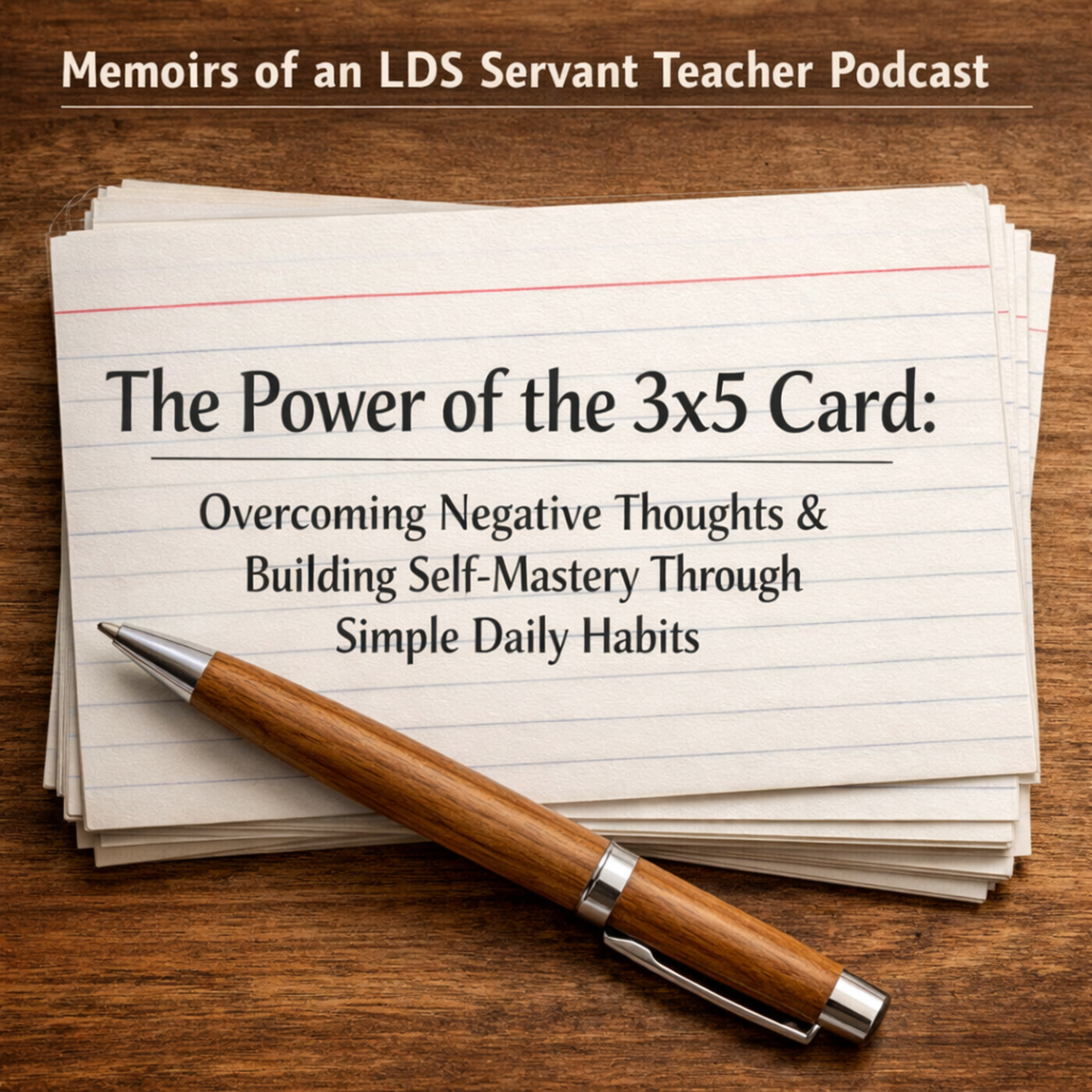 The Power of the 3x5 Card: Overcoming Negative Thoughts & Building Self-Mastery Through Simple Daily Habits episode artwork