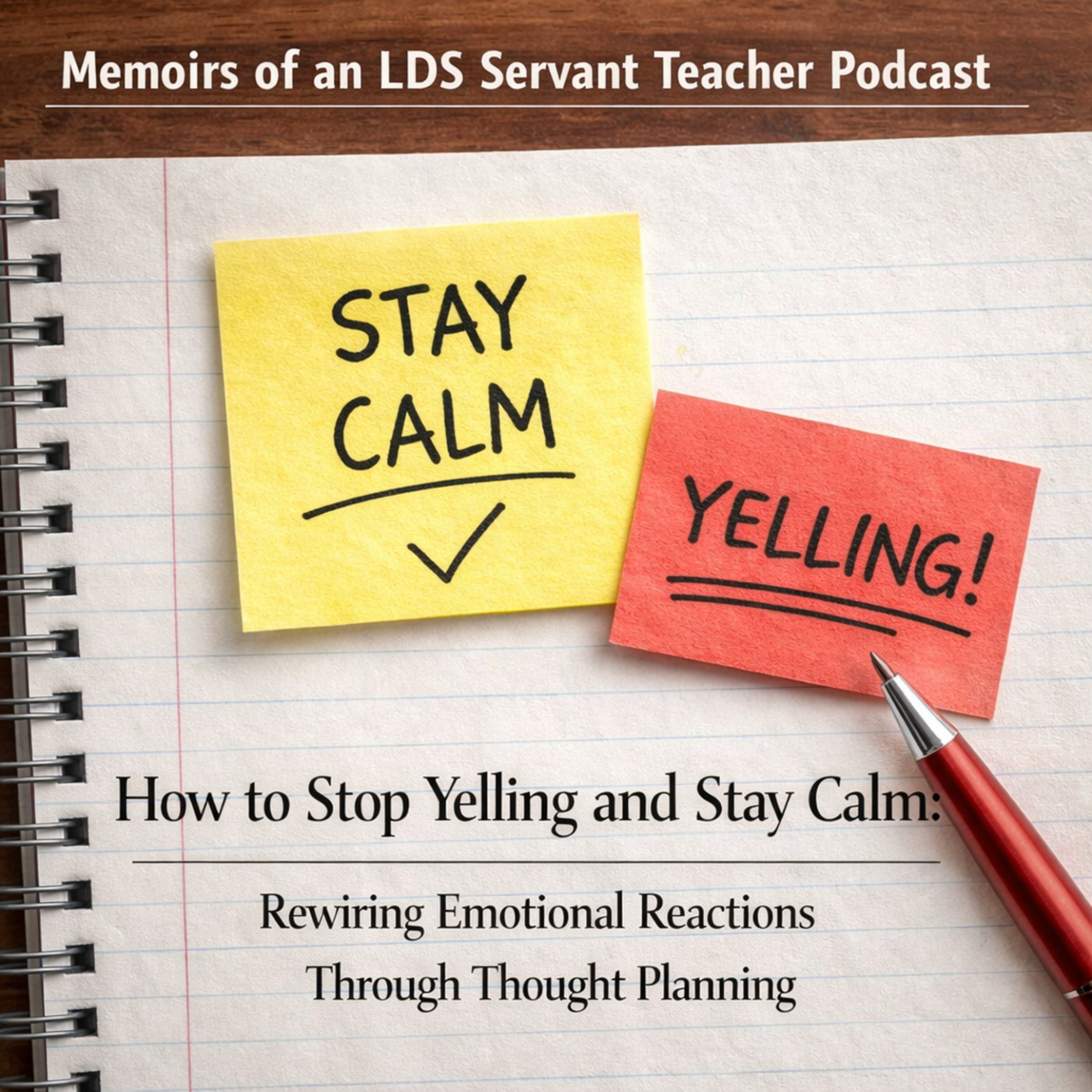 How to Stop Yelling and Stay Calm: Rewiring Emotional Reactions Through Thought Planning episode artwork
