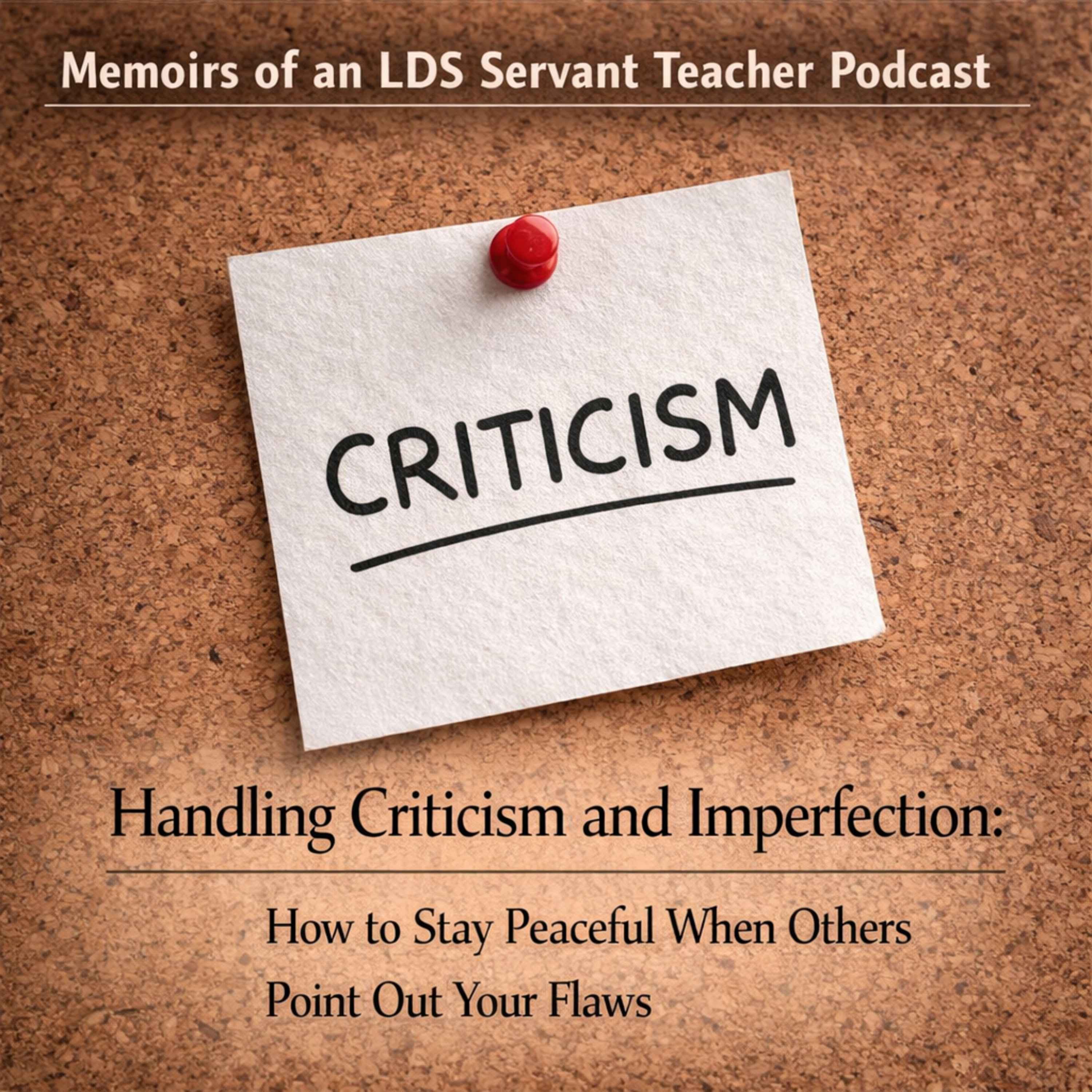 Handling Criticism and Imperfection: How to Stay Peaceful When Others Point Out Your Flaws episode artwork