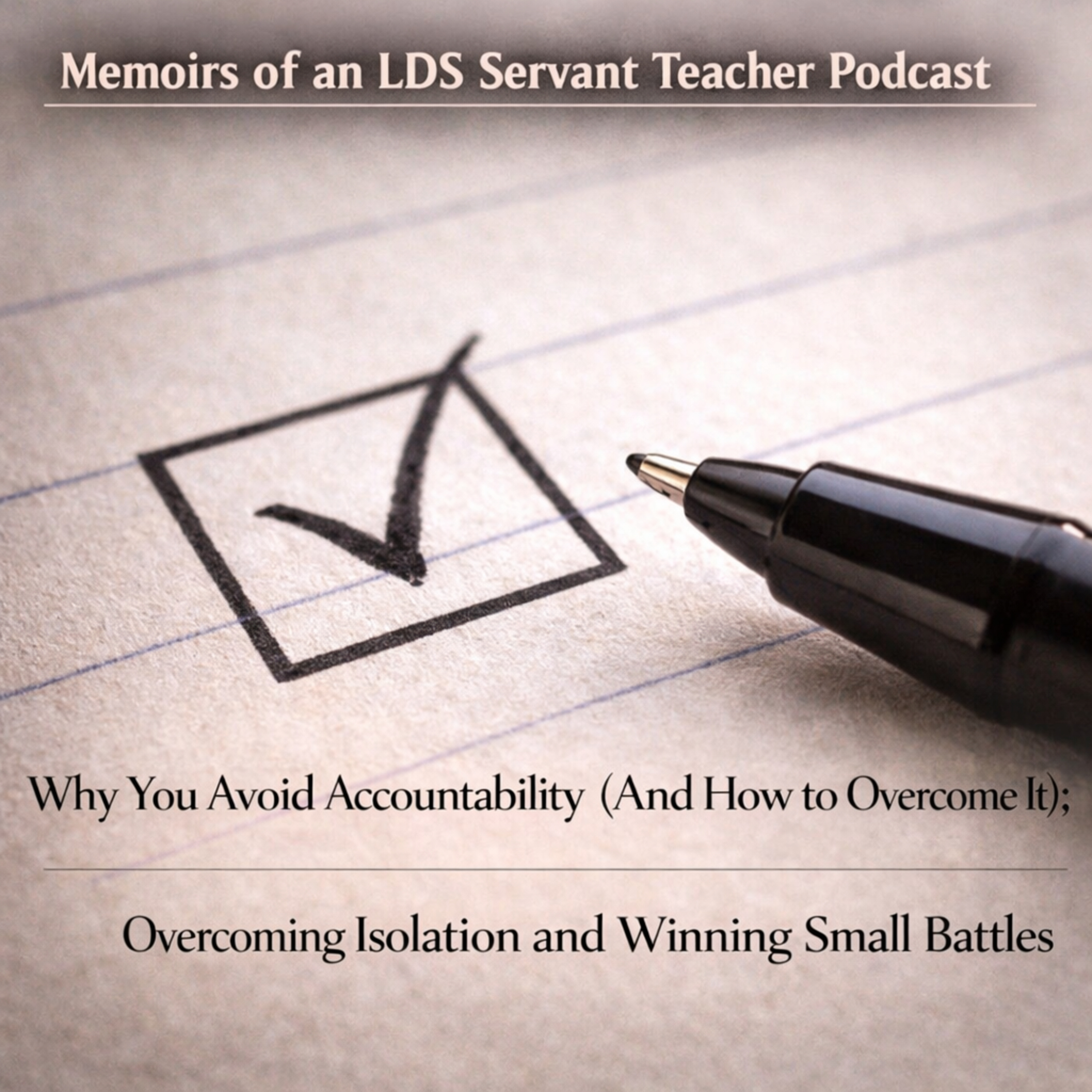 Why You Avoid Accountability (And How to Overcome It): Breaking Isolation and Winning Small Battles episode artwork