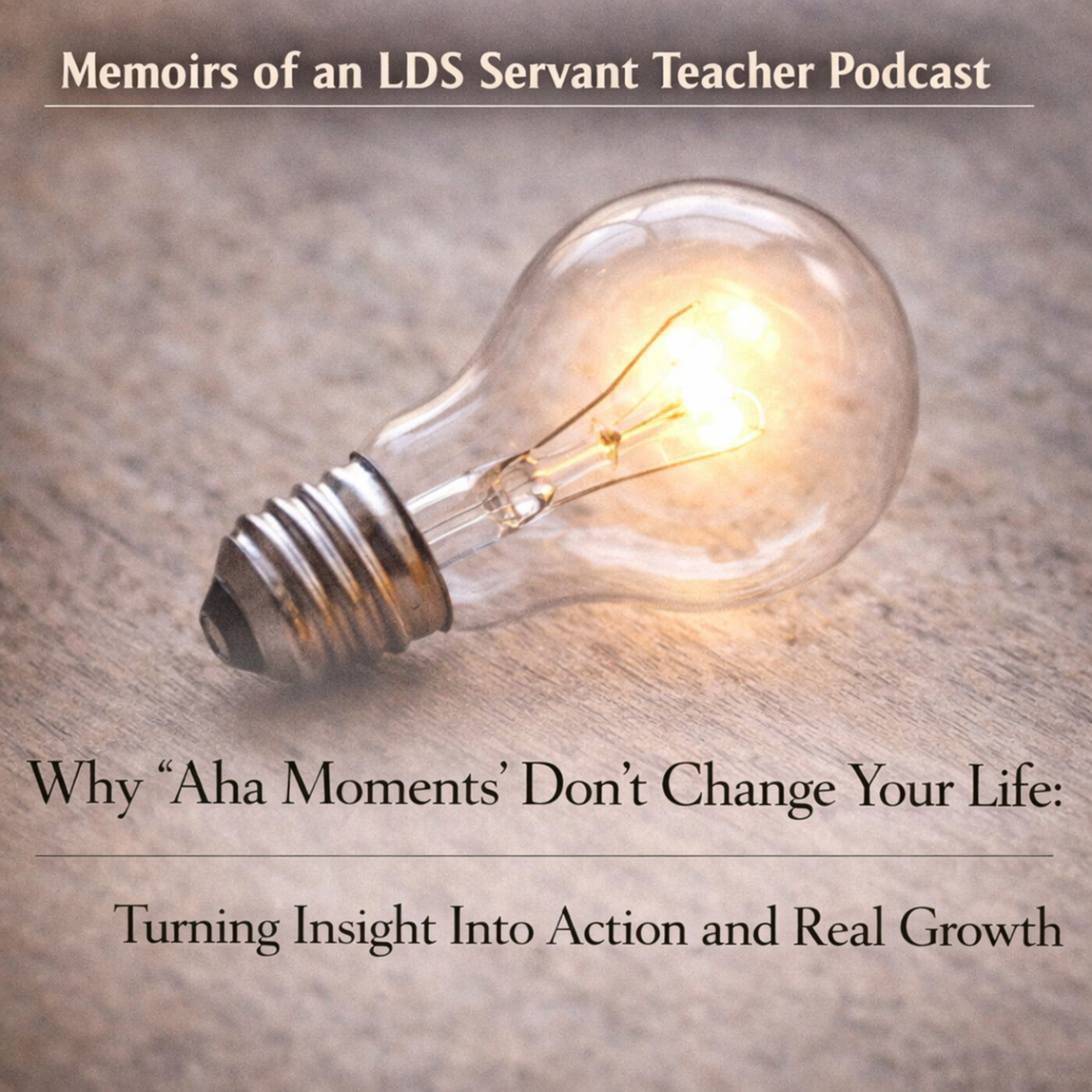 Why “Aha Moments” Don’t Change Your Life: Turning Insight Into Action and Real Growth episode artwork