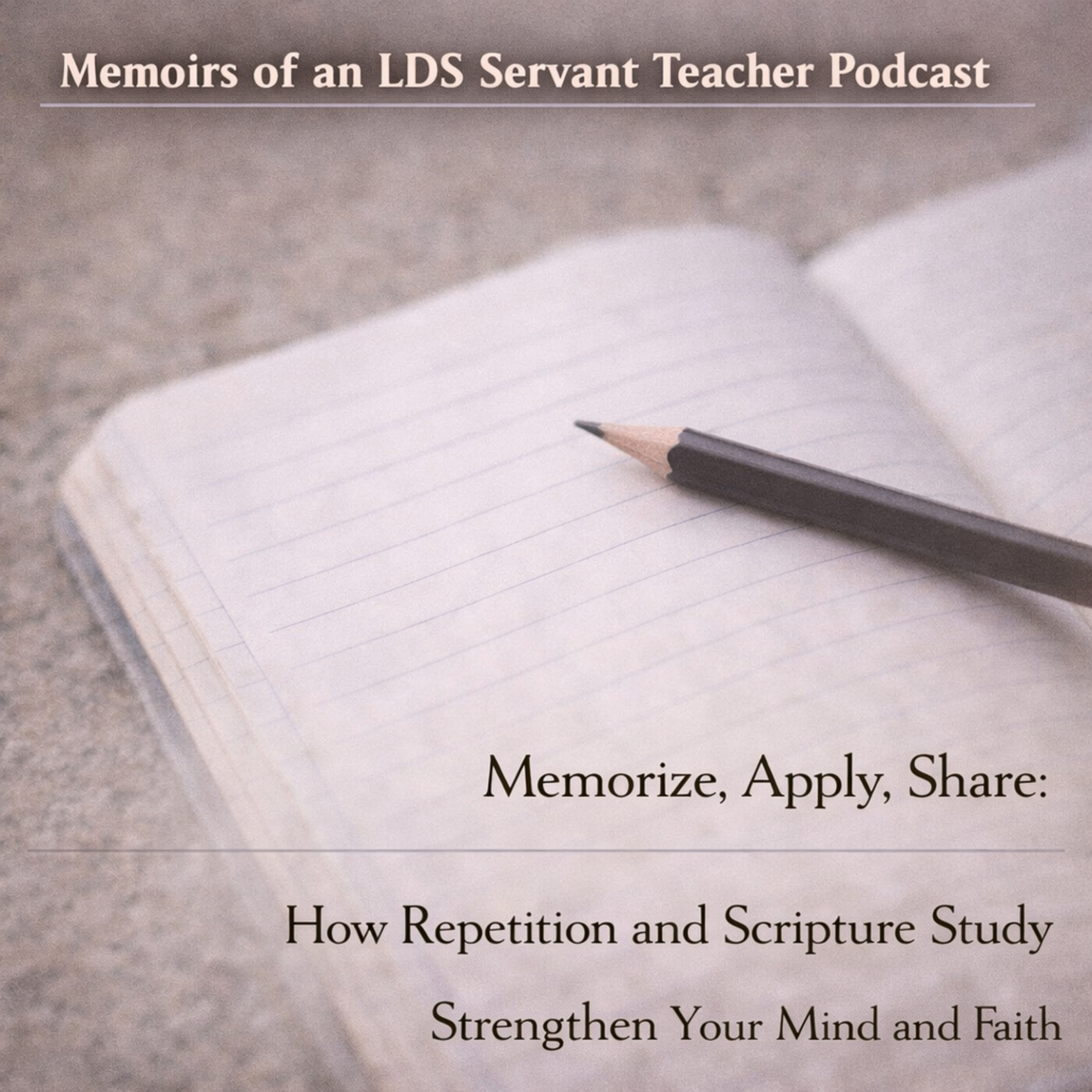 Memorize, Apply, Share: How Repetition and Scripture Study Strengthen Your Mind and Faith episode artwork