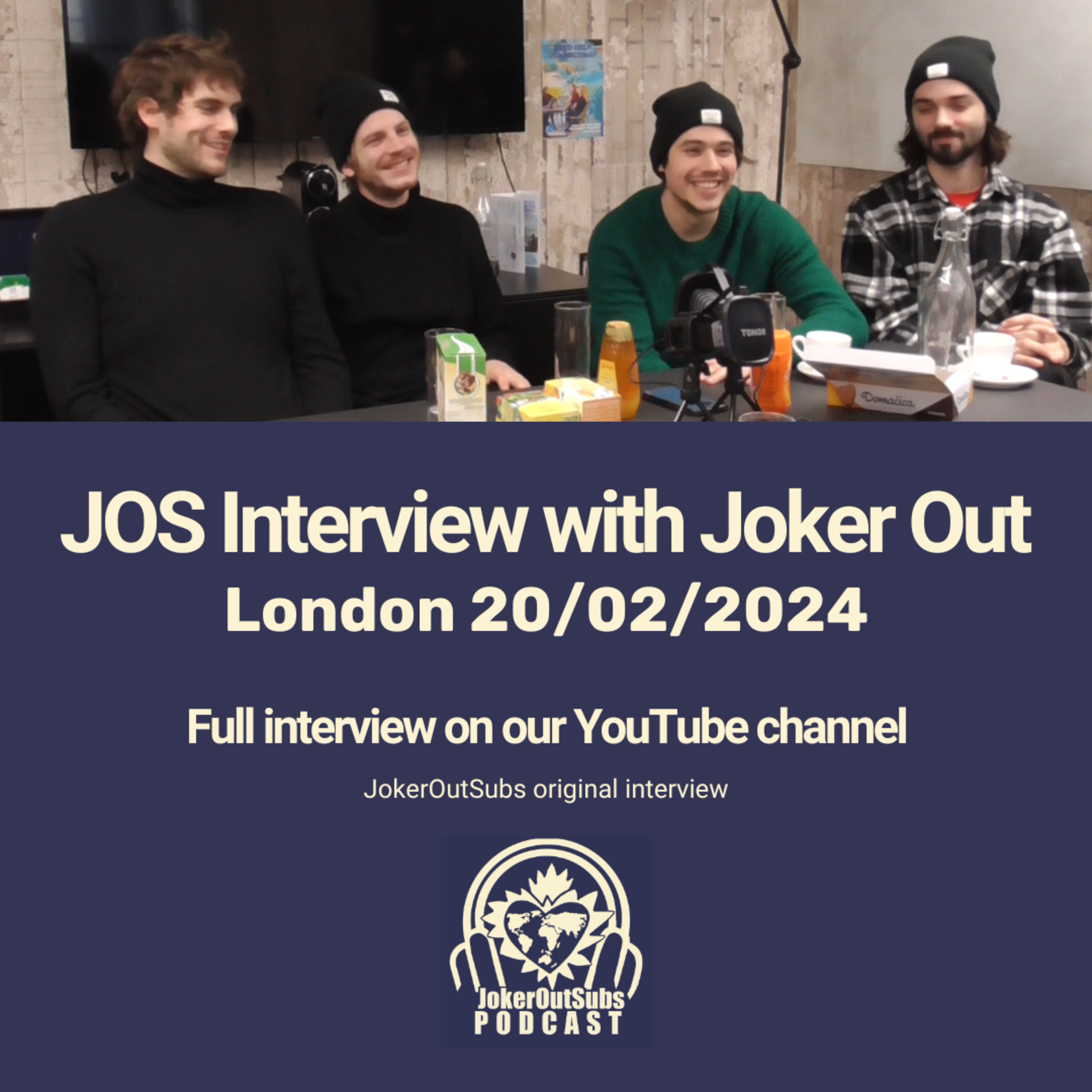 Joker Out interview with JokerOutSubs in London (20.02.2024)