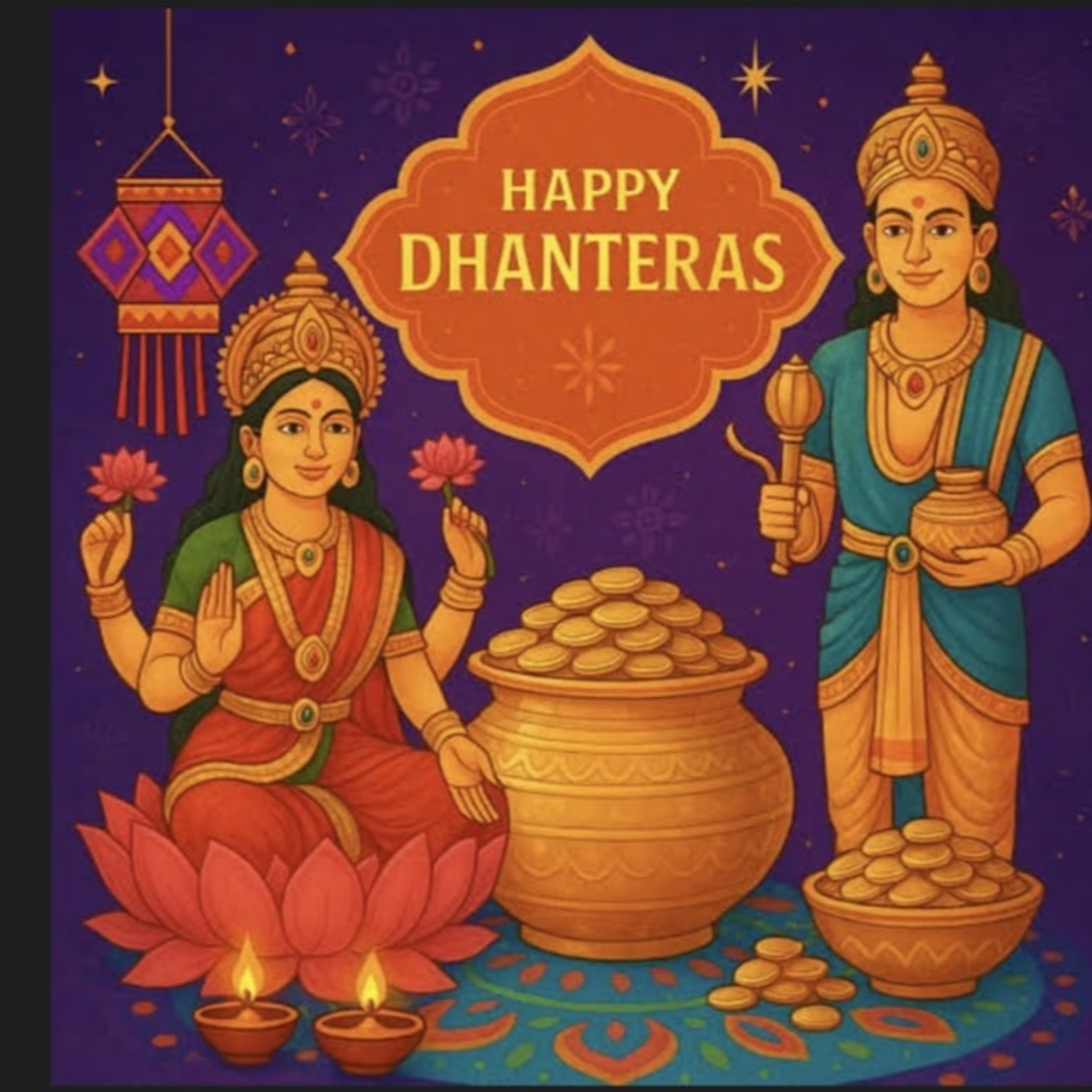 Episode 95 – 'Blessings of Goddess Lakshmi - Story of Dhanteras/ Dhanatrayodashi' episode artwork