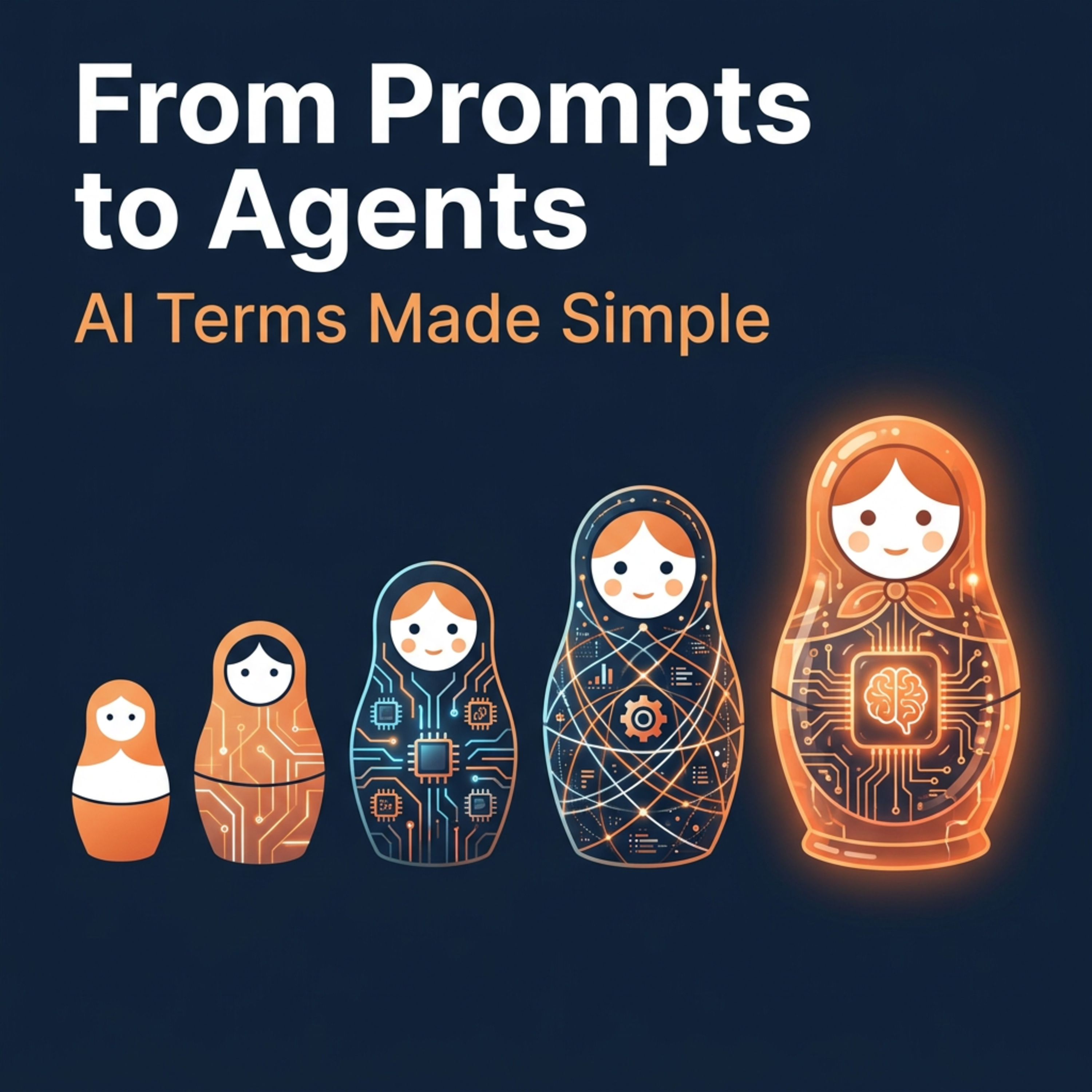 From Prompts to Agents: AI Terms Made Simple episode artwork