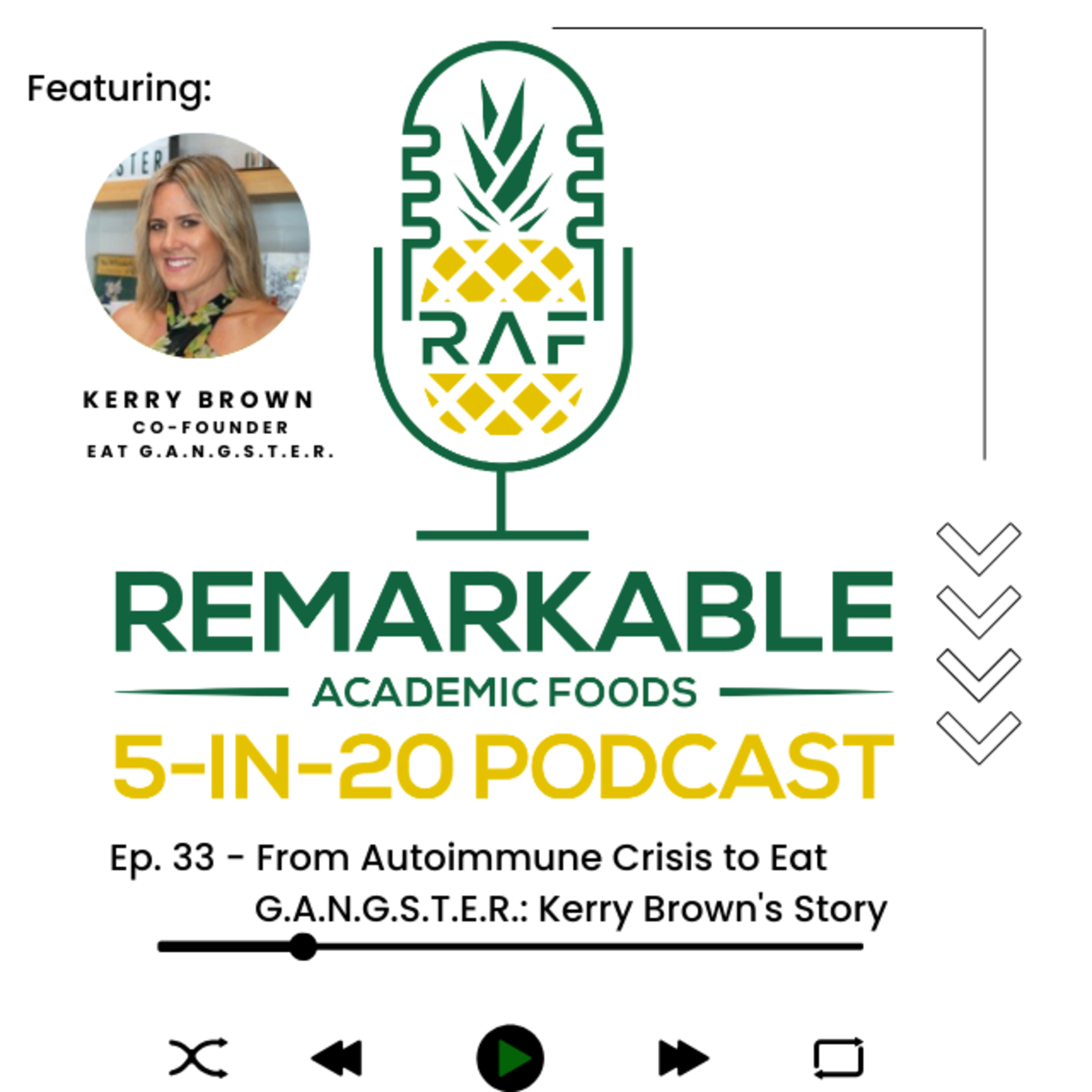 From Autoimmune Crisis to Eat G.A.N.G.S.T.E.R.: Kerry Brown's Story episode artwork