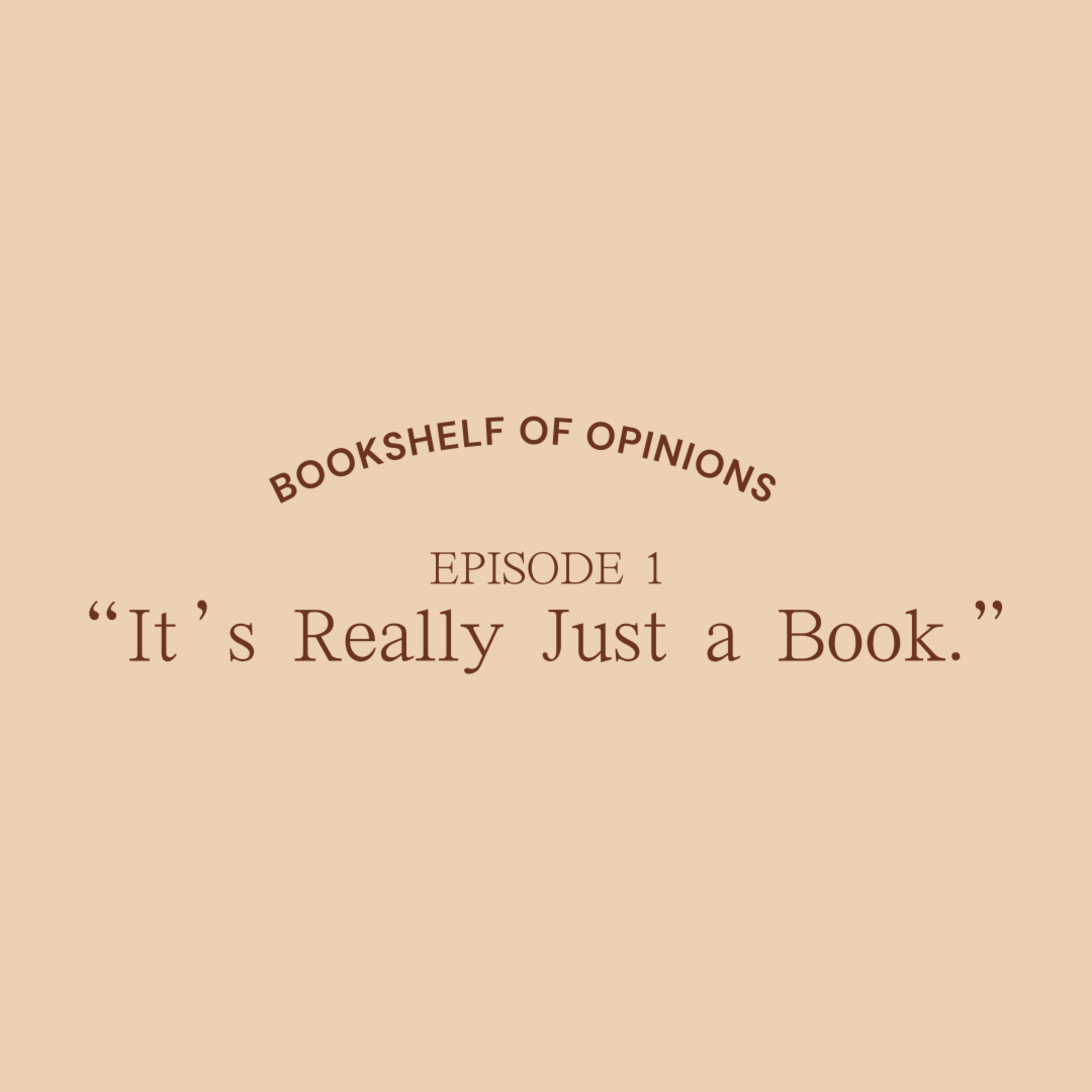 It's Really Just a Book episode artwork