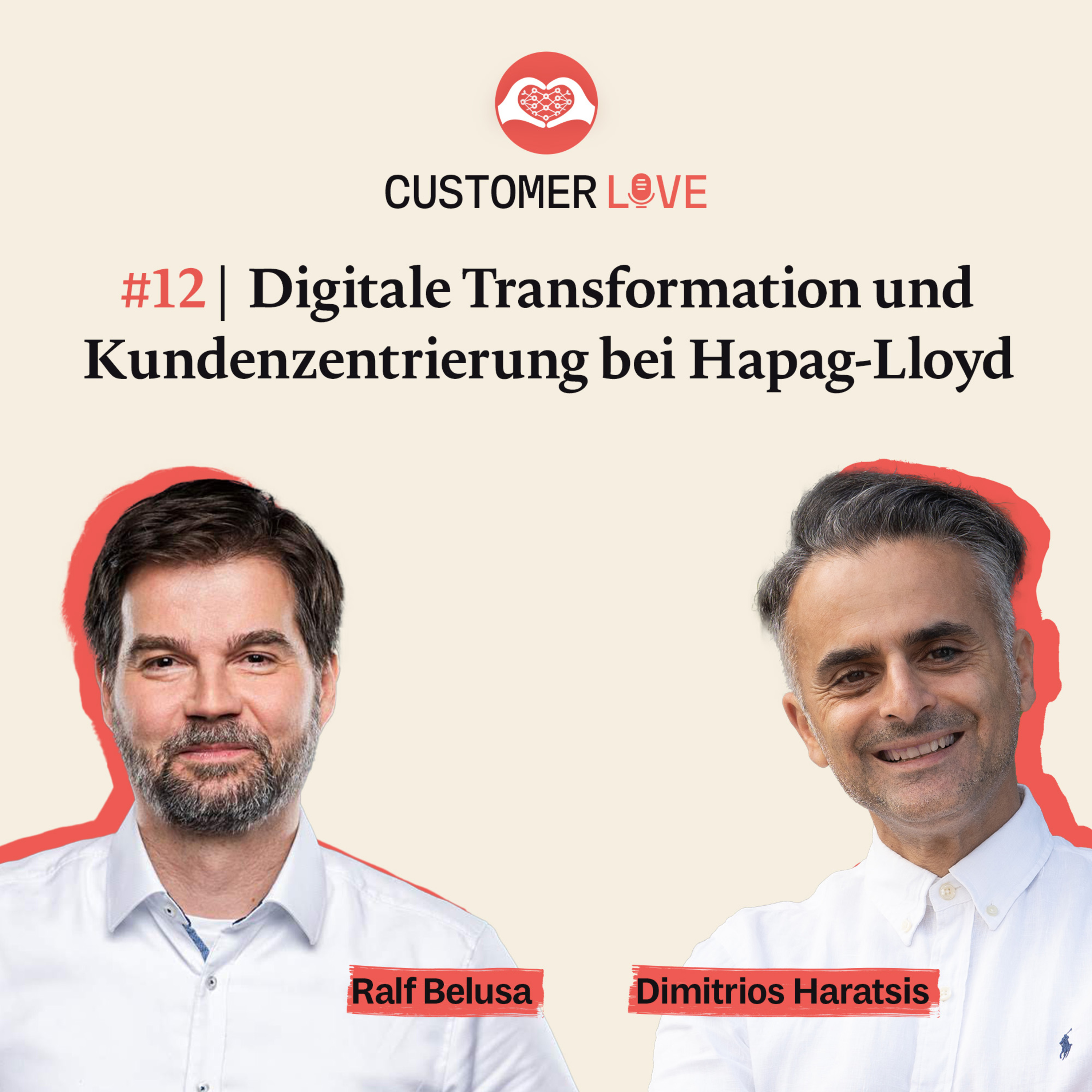 #12 | mit Dr. Ralf Belusa, Hapag-Lloyd AG | Digitale Transformation & Kundenzentrierung | KI mit Sinn einsetzen | Kundensegmentierung optimieren | datengetriebenes Marketing der Zukunft episode artwork