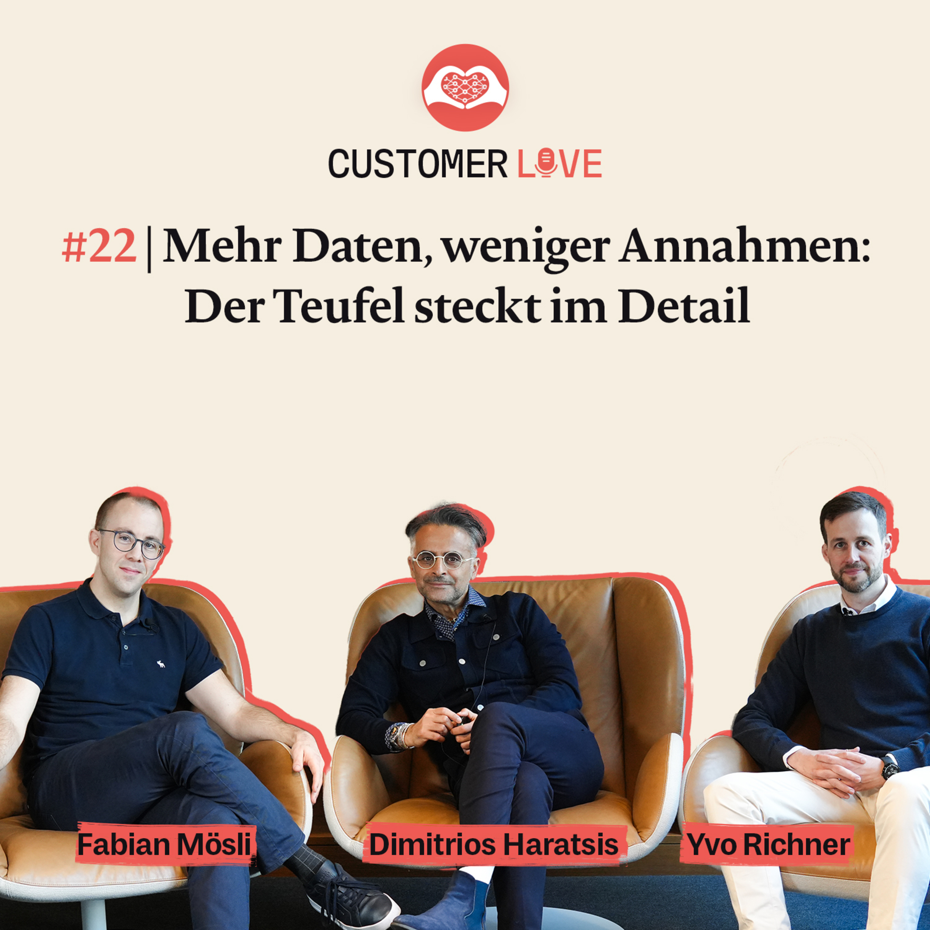 #22 | mit Fabian Mösli von Helvetia Schweiz | GenAi Experte Yvo Richner | synthetische Daten als Gamechanger | neue Personas dank KI | KI & Content Creation episode artwork