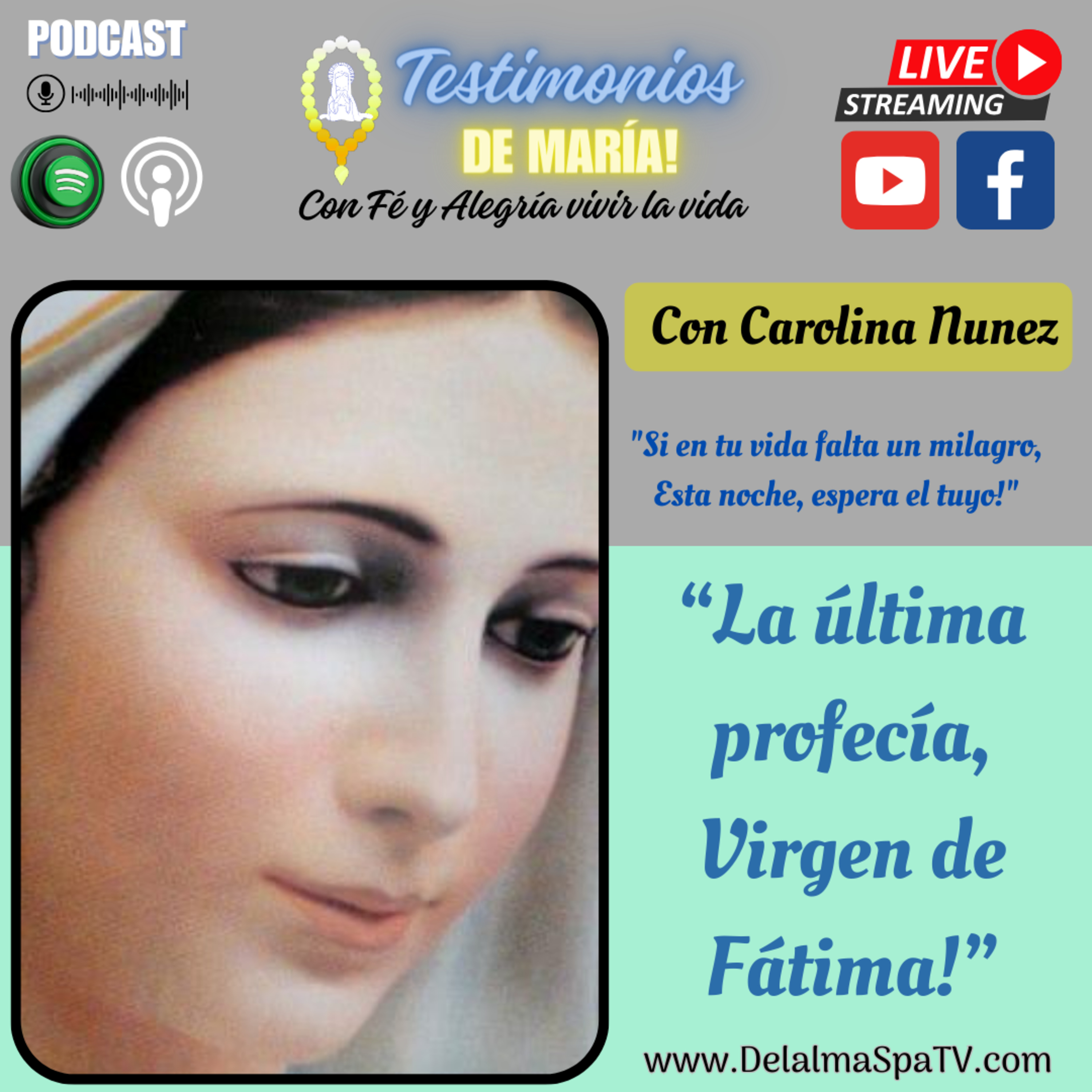 Testimonios de María - Con Fé y Alegría, Vivir la vida