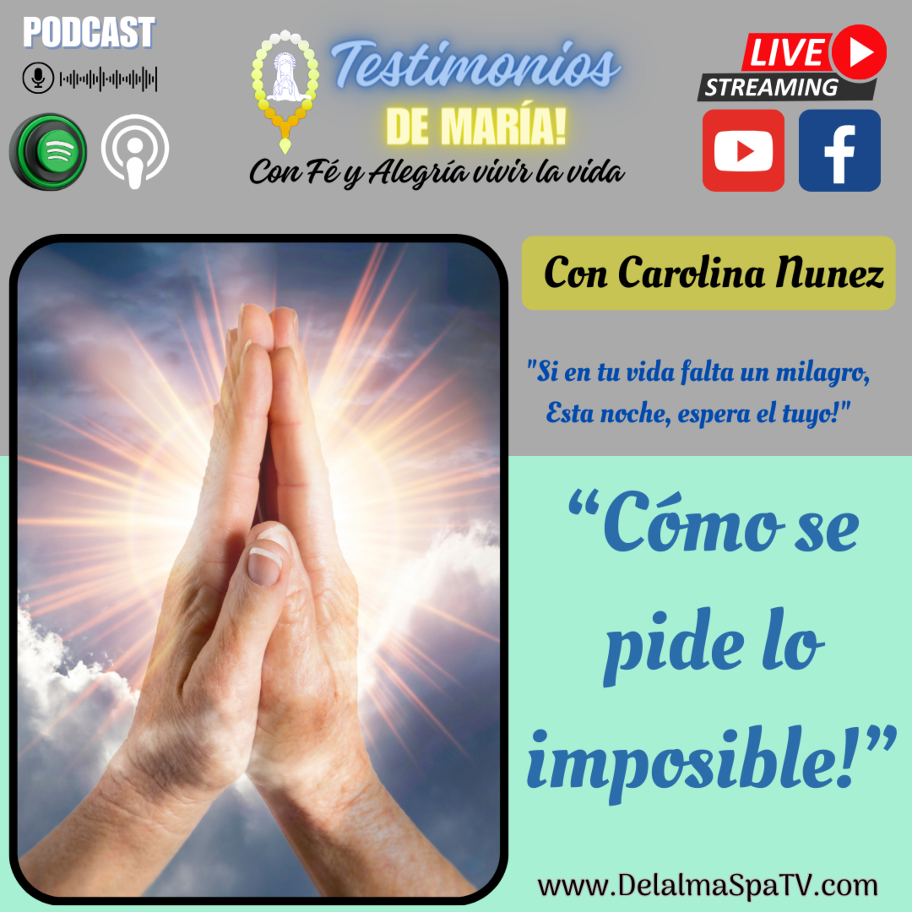 Testimonios de María - Con Fé y Alegría, Vivir la vida