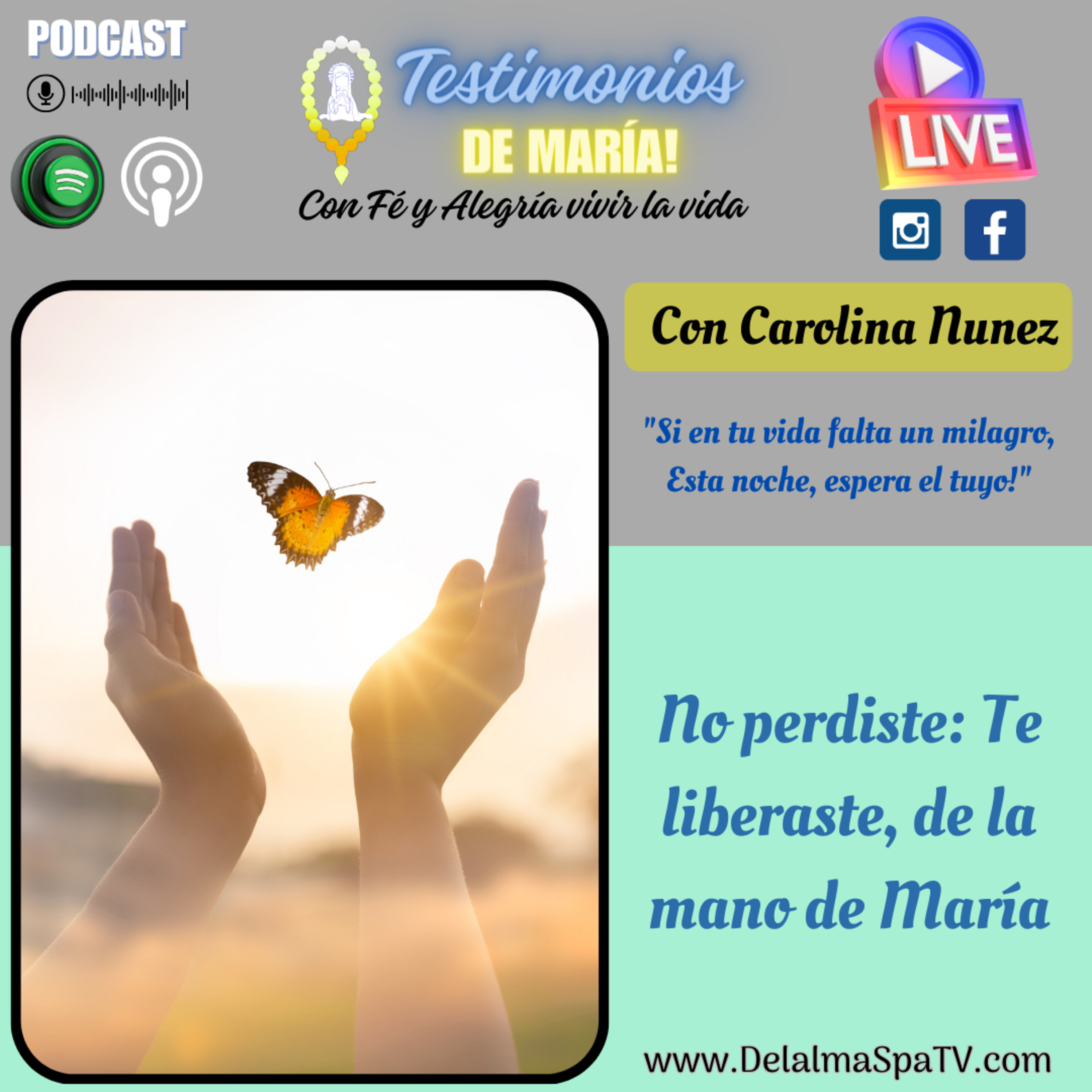 Testimonios de María - Con Fé y Alegría, Vivir la vida
