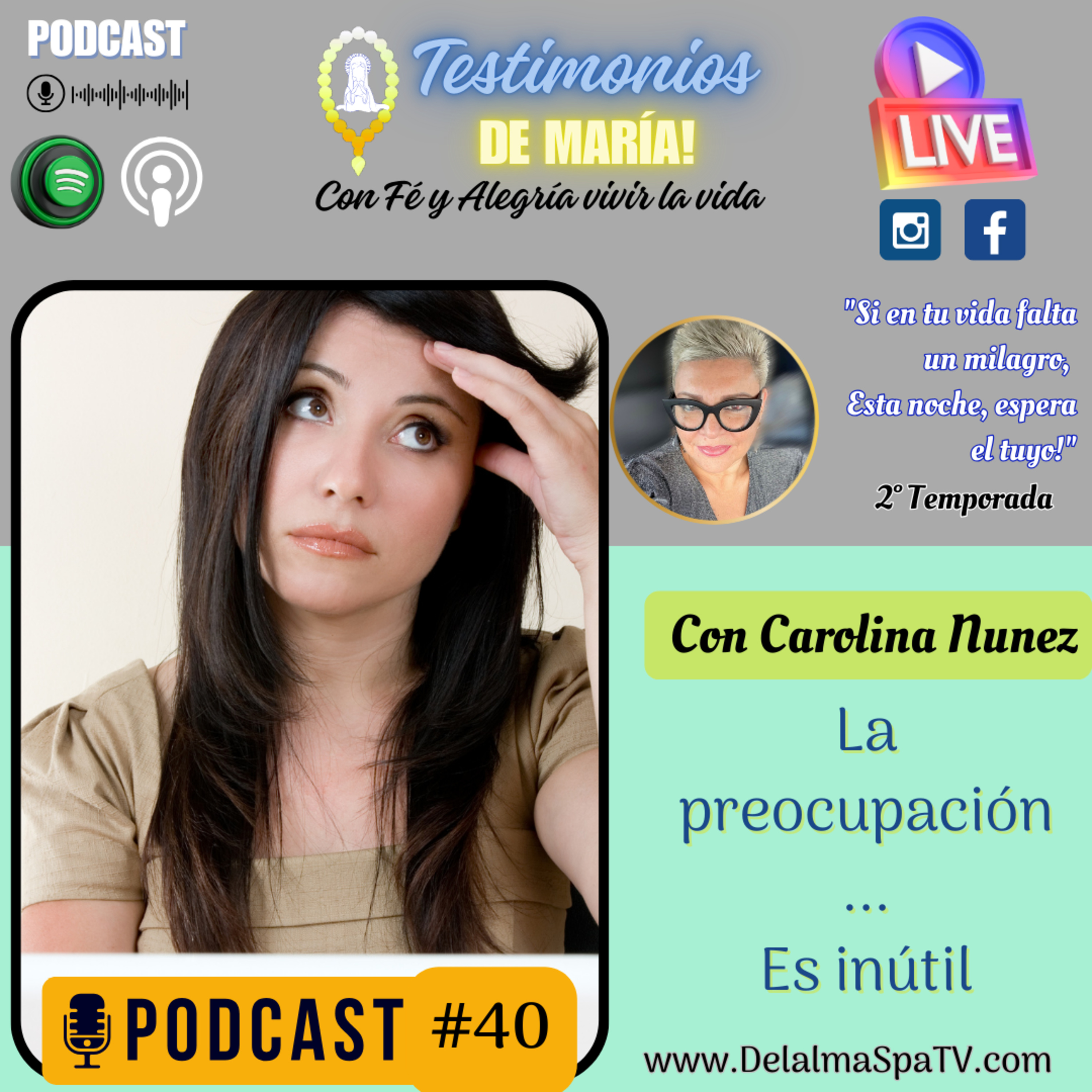 Testimonios de María - Con Fé y Alegría, Vivir la vida