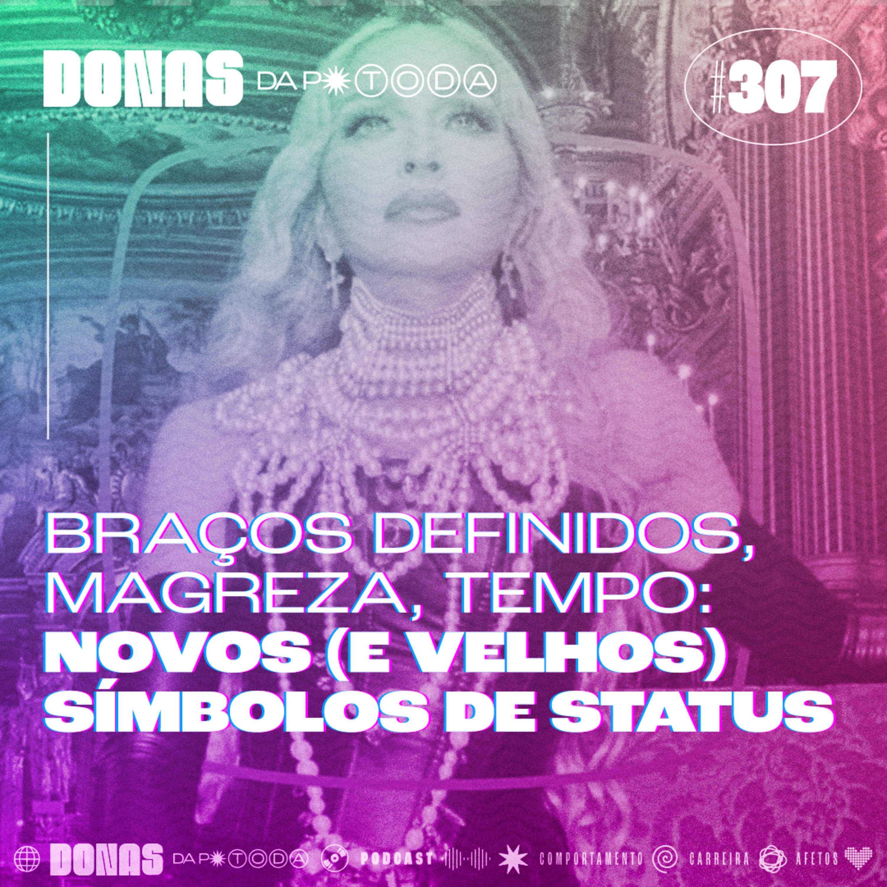 #307 - Magreza, braços definidos, tempo: os novos (e velhos) símbolos de status, com Carol Lardoza  episode artwork