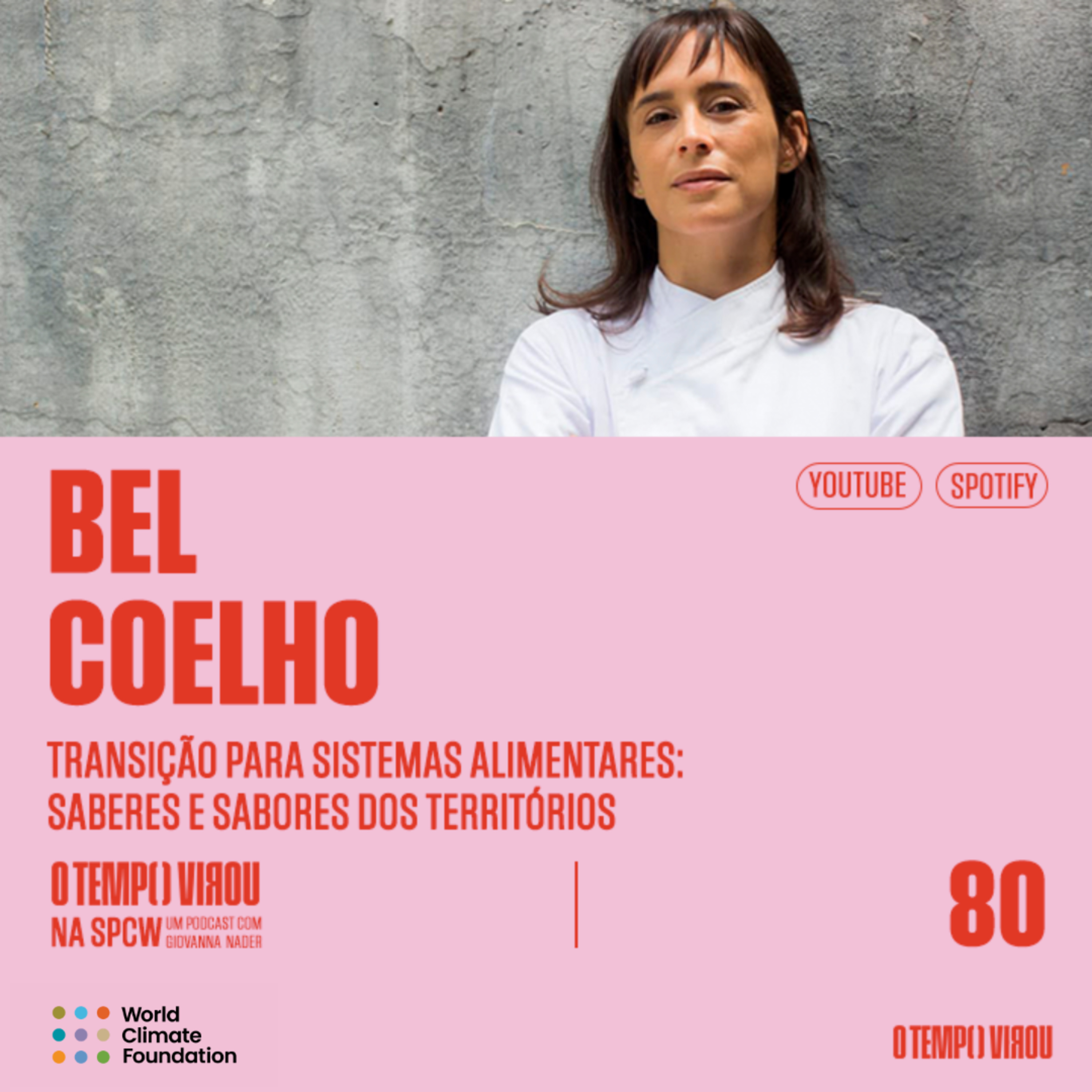 #80 O Tempo Virou na SPCW: Saberes e sabores dos territórios - com Bel Coelho episode artwork