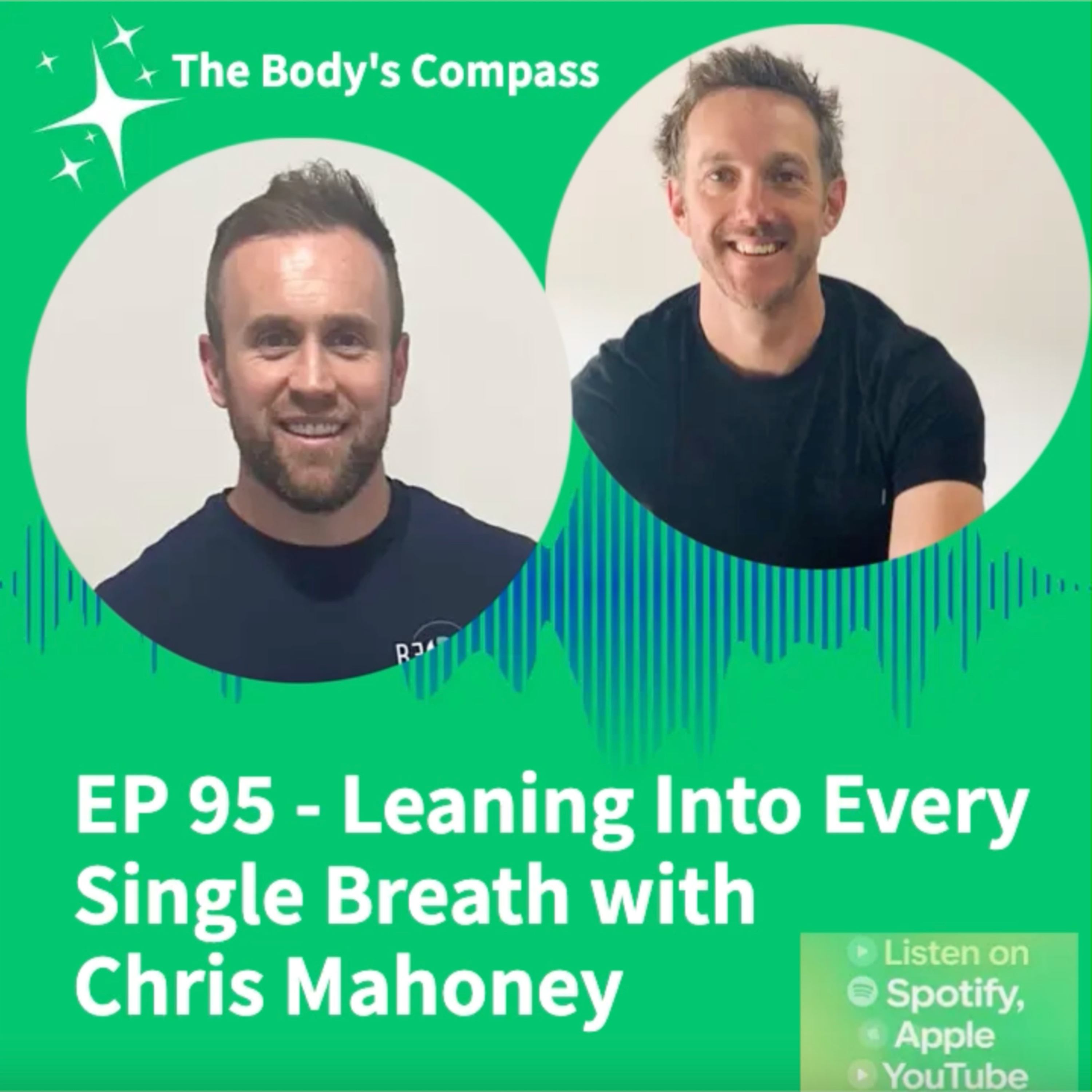 EP 95 - Leaning Into Every Single Breathe with Chris Mahoney episode artwork