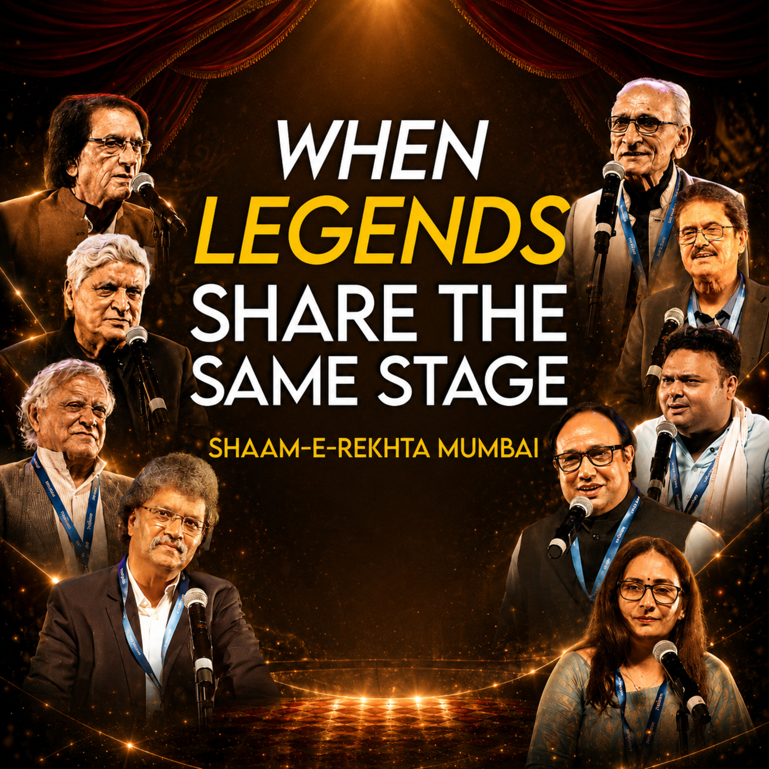 Javed Akhtar, Waseem Barelvi & Legends of Urdu Poetry | Shaam-e-Rekhta Mumbai episode artwork
