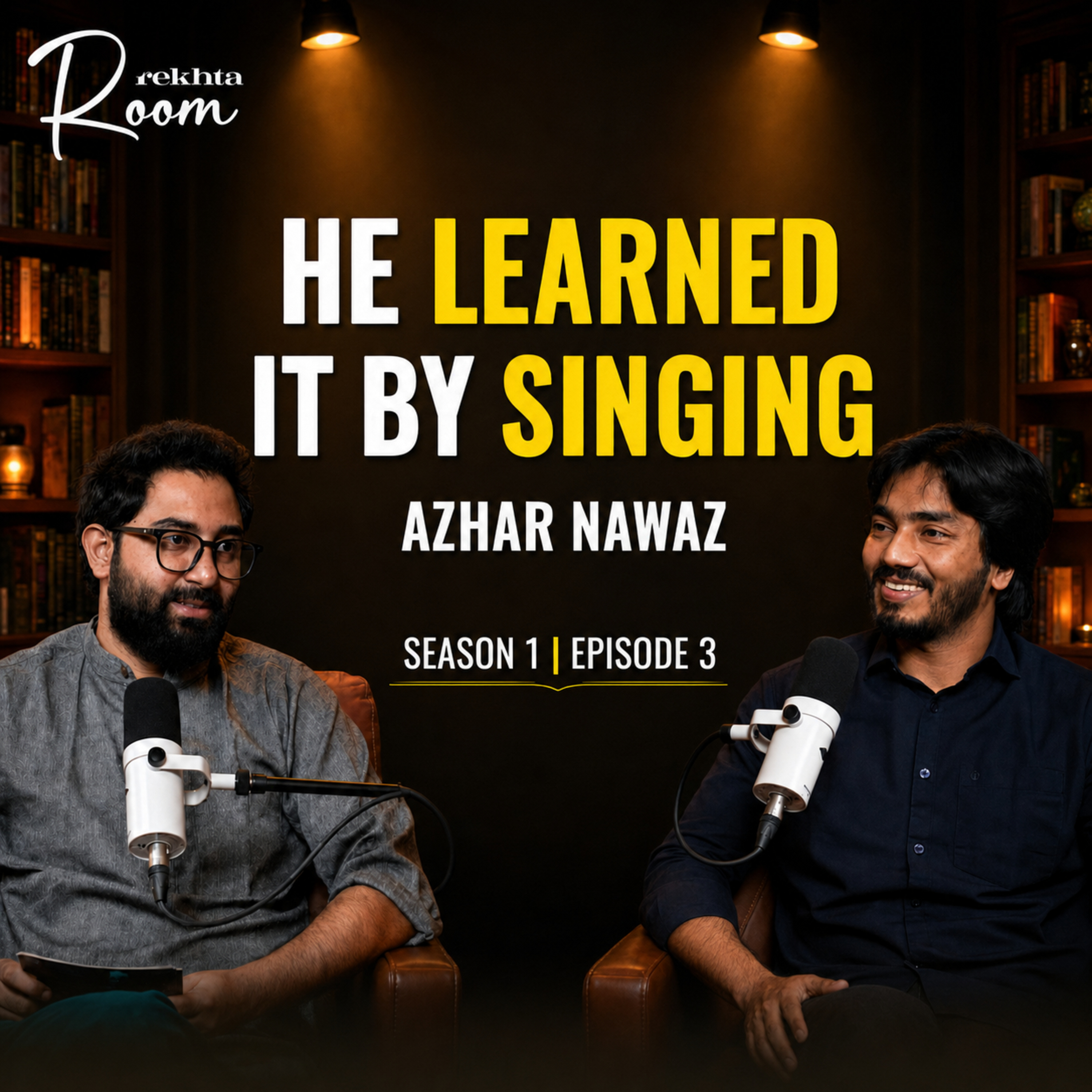 Azhar Nawaz Wanted to Sing, but Became a Poet | Rekhta Room Season 1 Ep 3 episode artwork