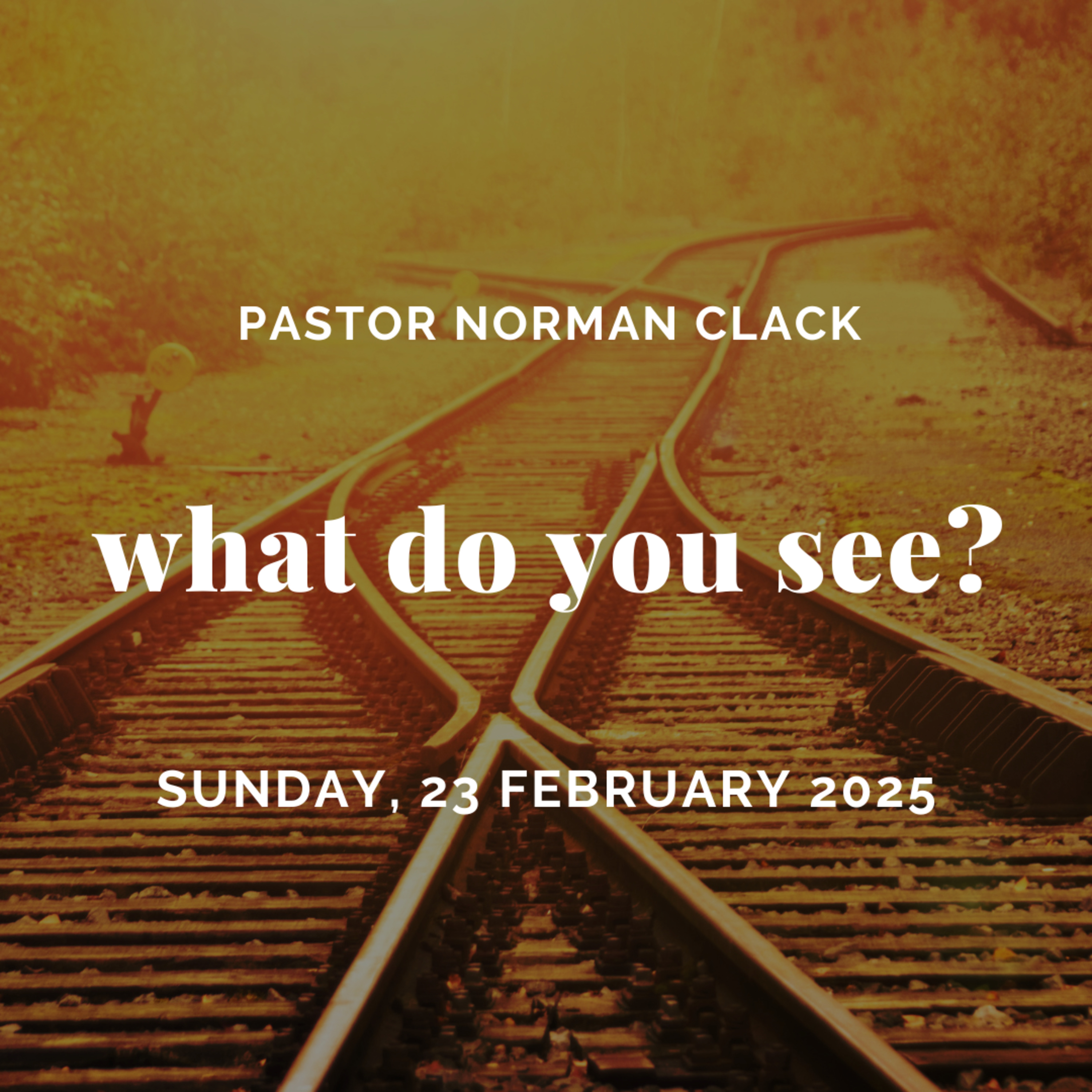 What do you see? (Full sermon) episode artwork