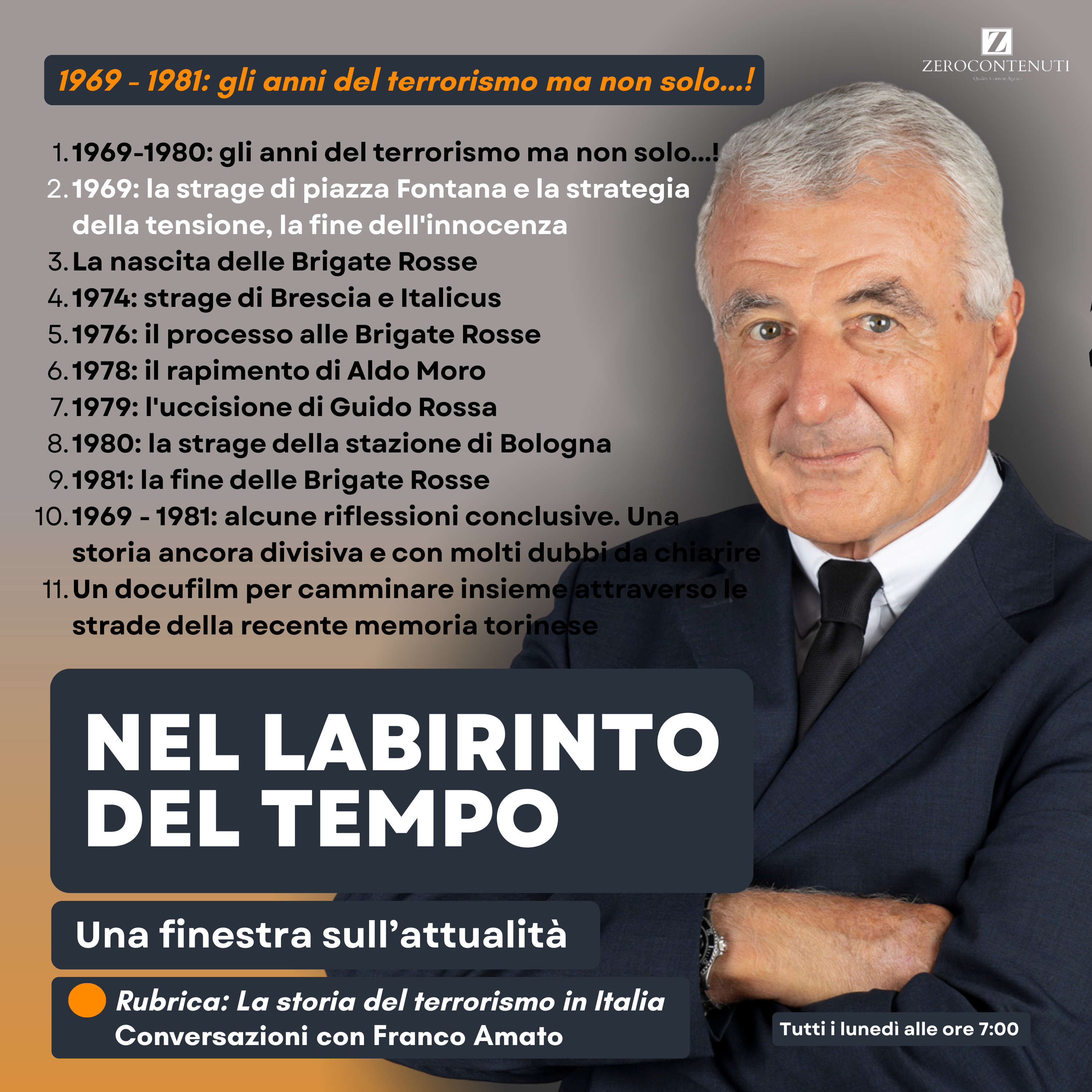 N. 80 - 1969: La strage di piazza Fontana e la strategia della tensione, la fine dell'innocenza (Seconda puntata )