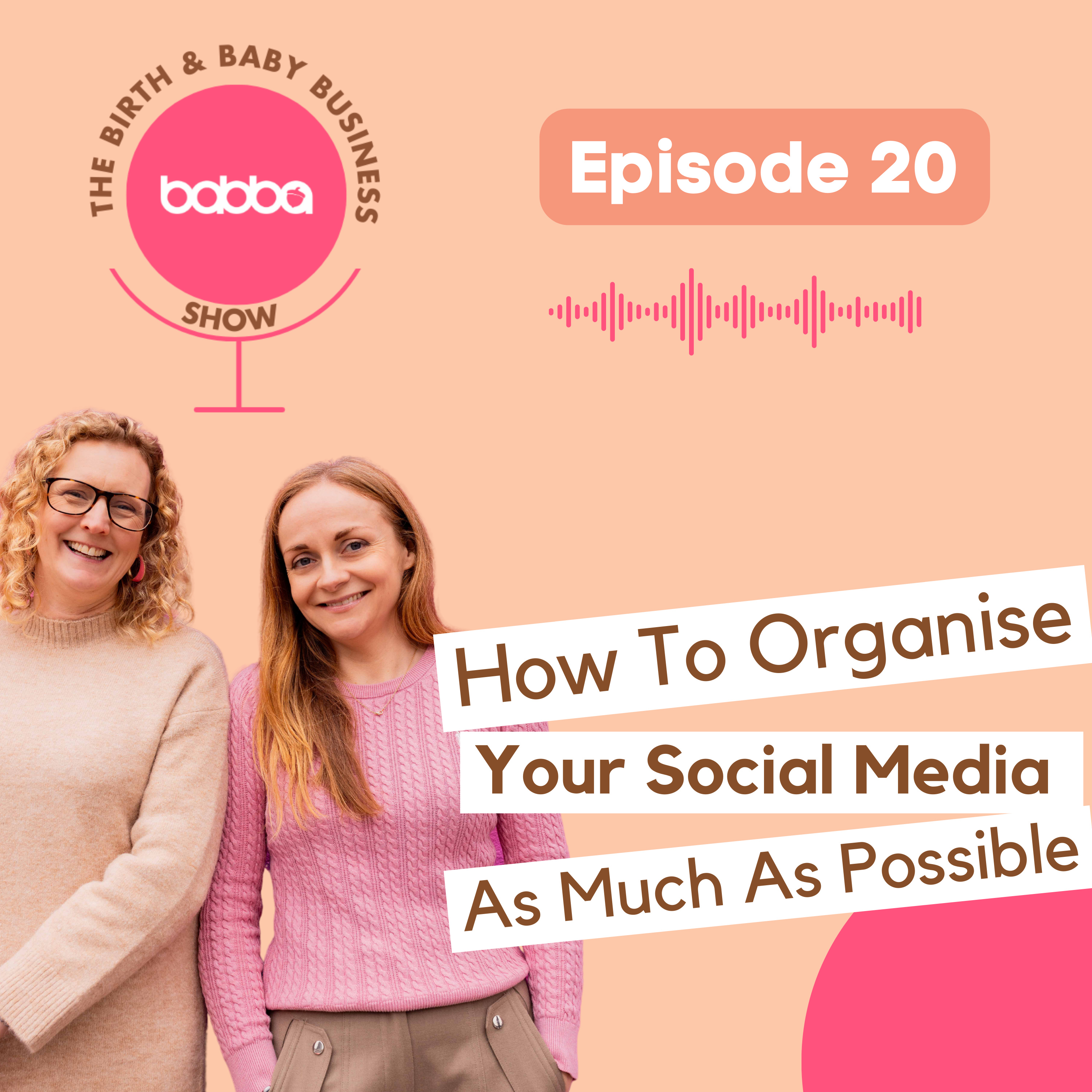 How To Organise Your Social Media As Much As Possible episode artwork
