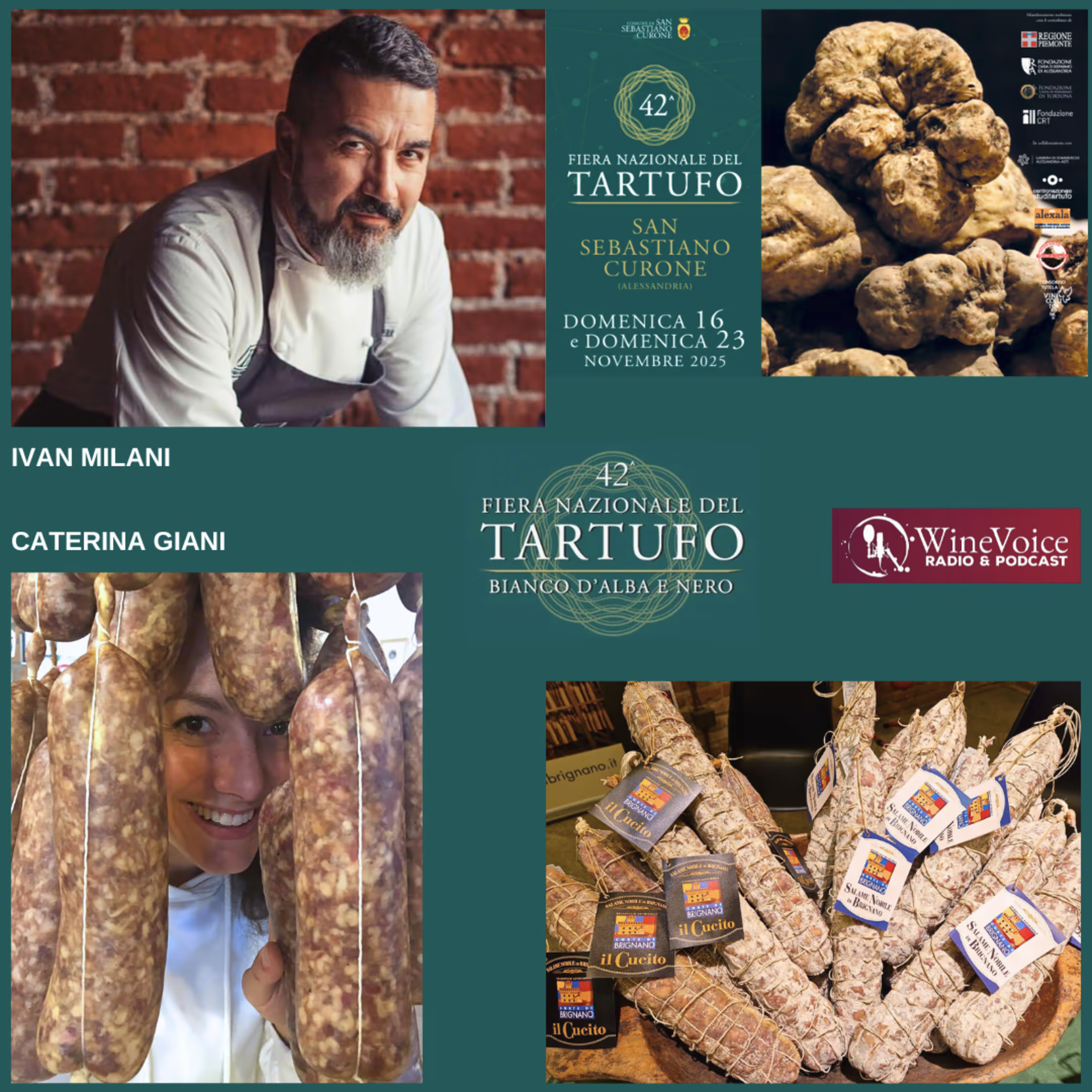 Le Terre del Vino: 42° Fiera Tartufo S.Sebastiano Curone (AL) IVAN MILANI e CATERINA GIANI: un territorio nel cuore episode artwork