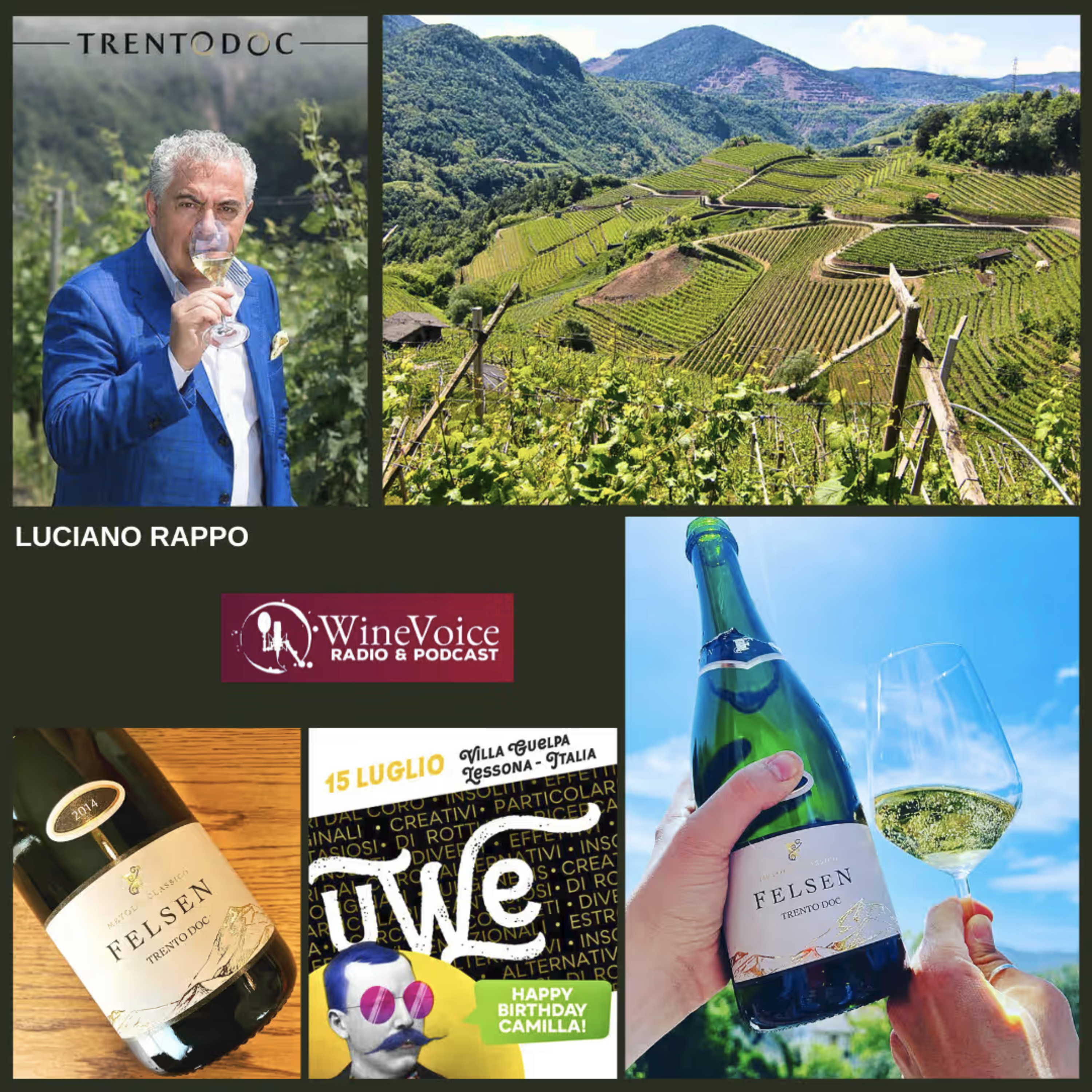 Le Terre del Vino: UWE2024 - LUCIANO RAPPO - Felsen Trento DOC episode artwork