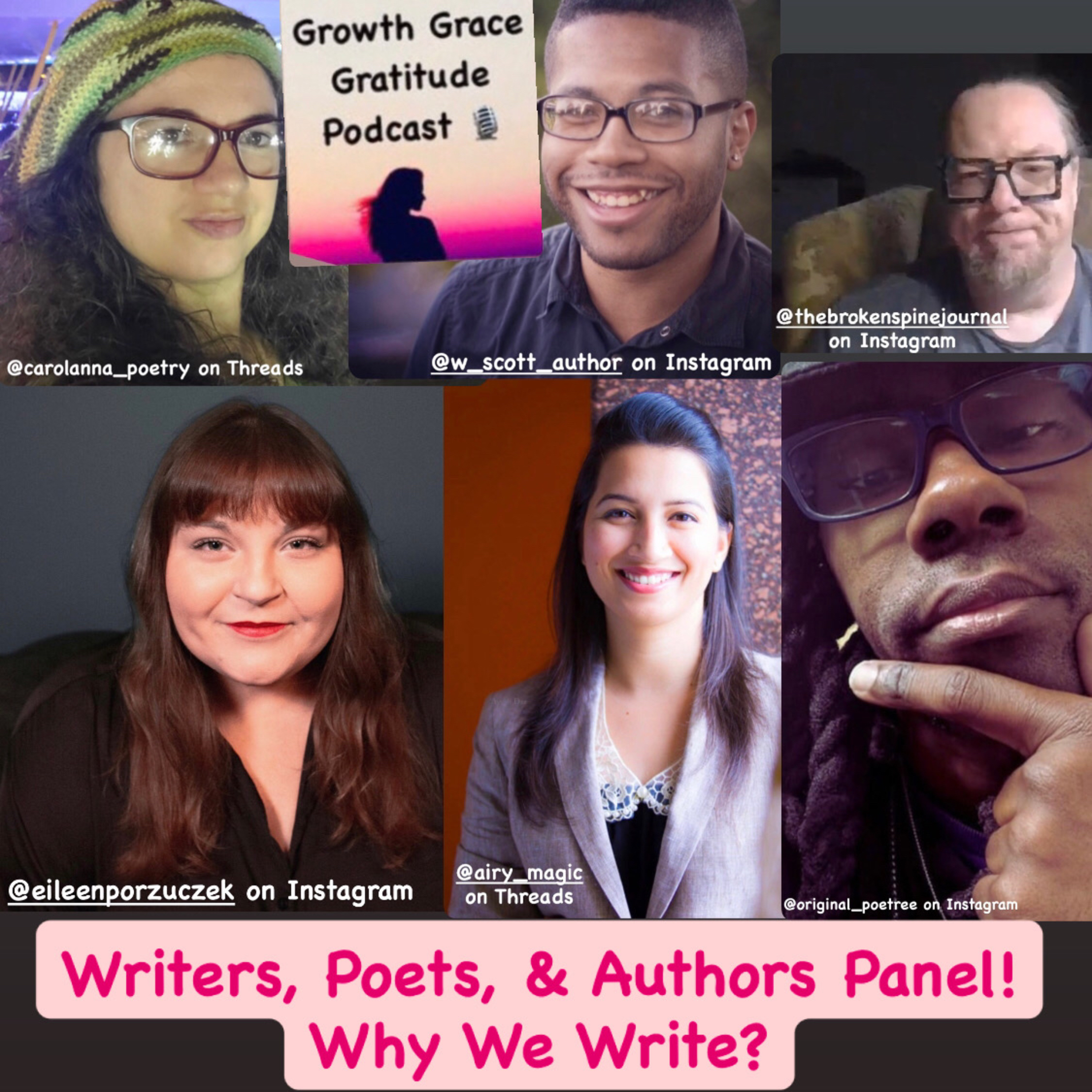 Poetry Panel: Why We Write? A Discussion on Publishing, Creativity, Authenticity, Healing, & Purpose episode artwork