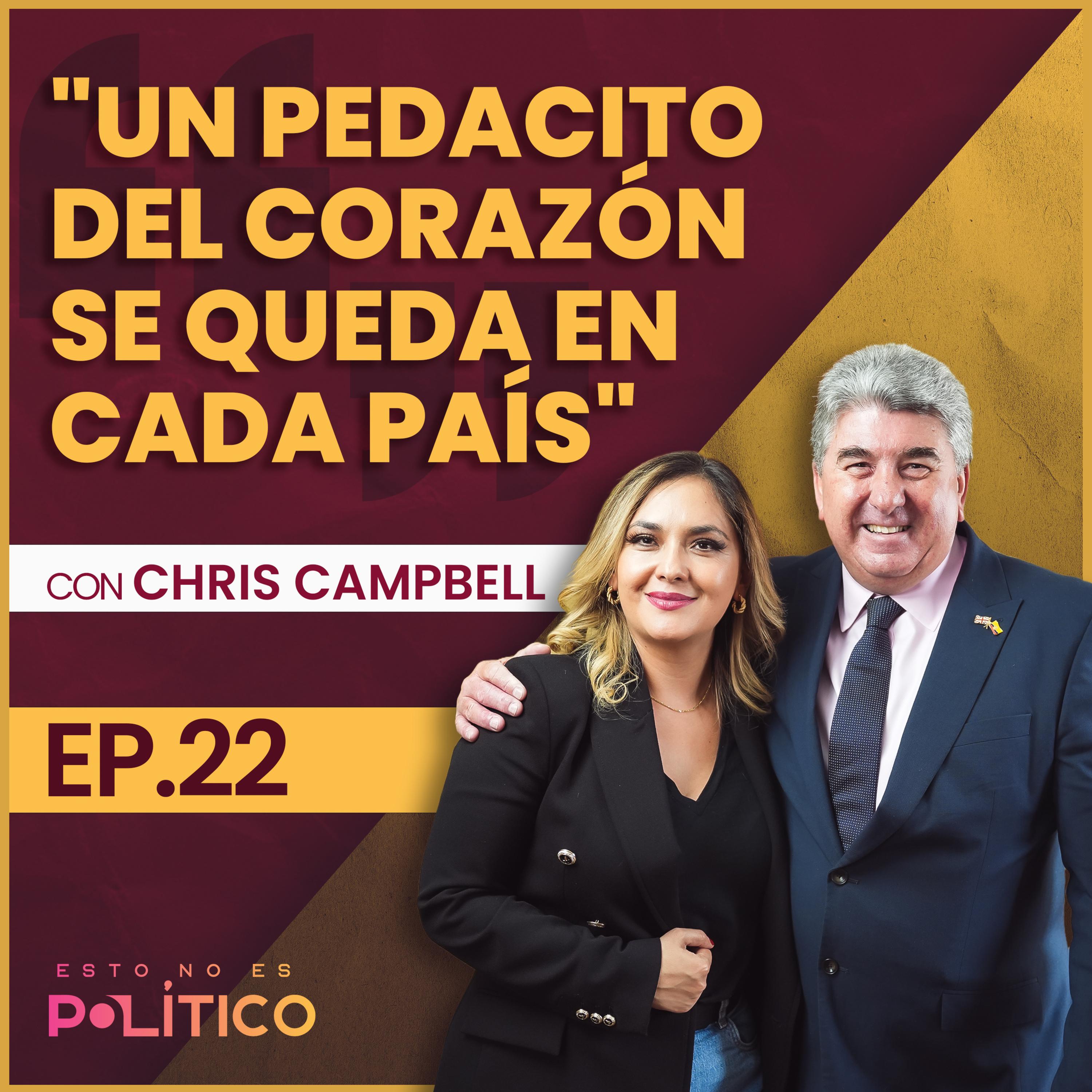 #22 | "Un pedacito del corazón se queda en cada país" Ft. Chris Campbell episode artwork