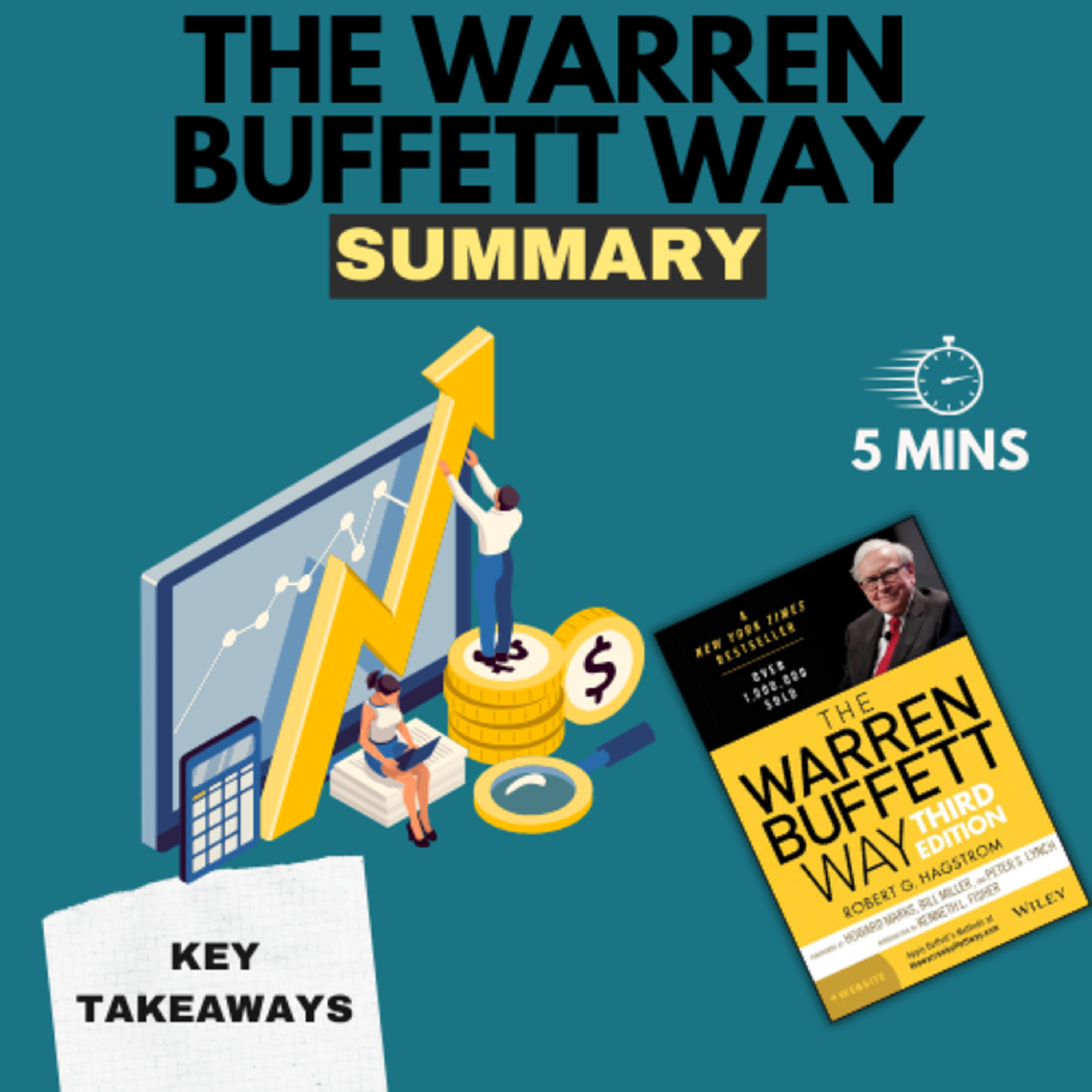 Atomic Reads | "Mastering The Warren Buffett Way: A Blueprint for Investment Success" episode artwork