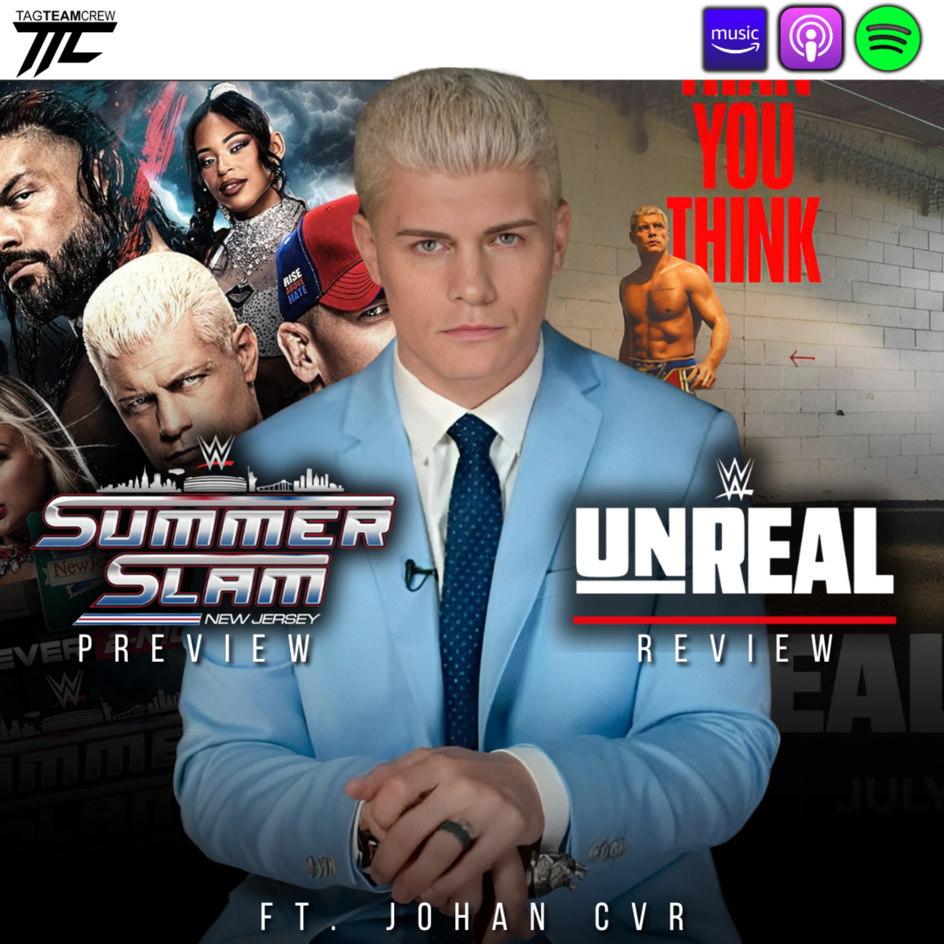 SUMMERSLAM 2025 PREVIEW + WWE UNREAL REVIEW (Ft. Johan CVR)
