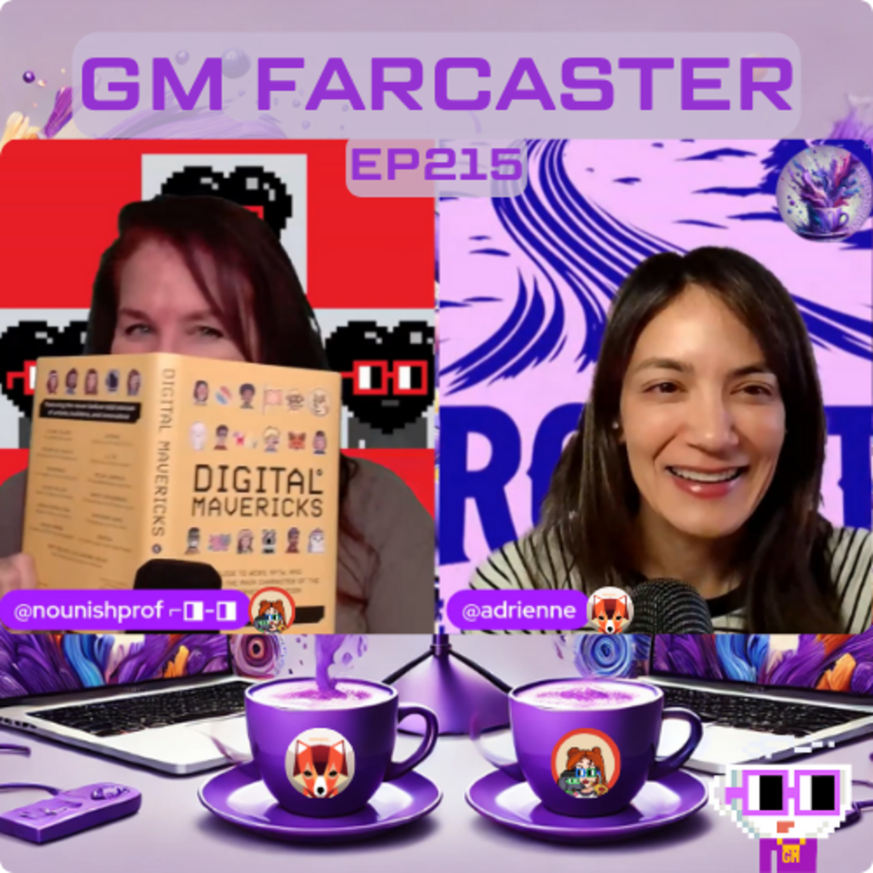 GM Farcaster ep215 Friday February 14, 2025 with @debbie