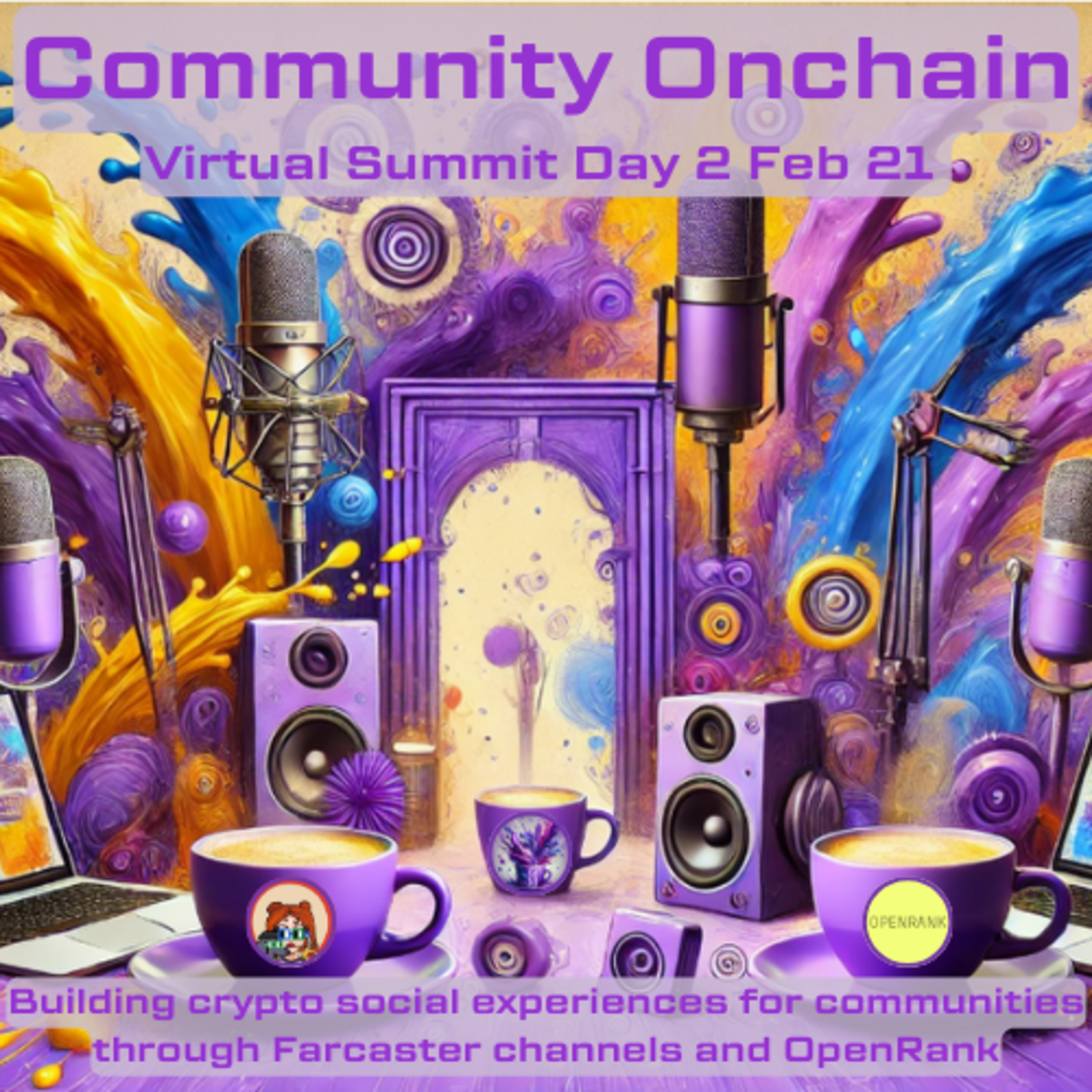 Community Onchain Virtual Summit Day 2: Building crypto social experiences for communities through Farcaster channels and OpenRank