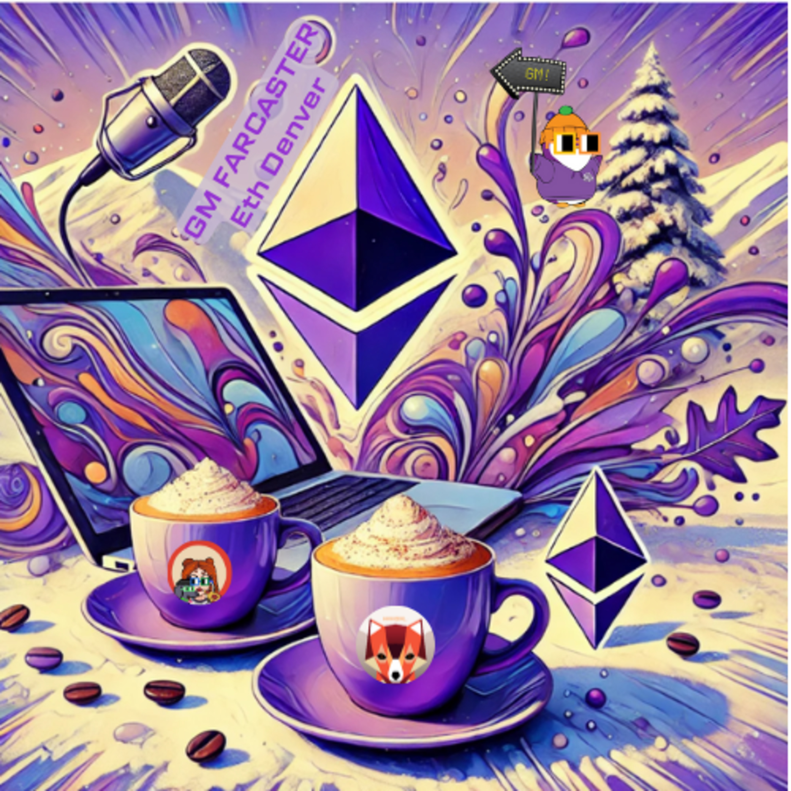 GM Farcaster at Eth Denver 2025